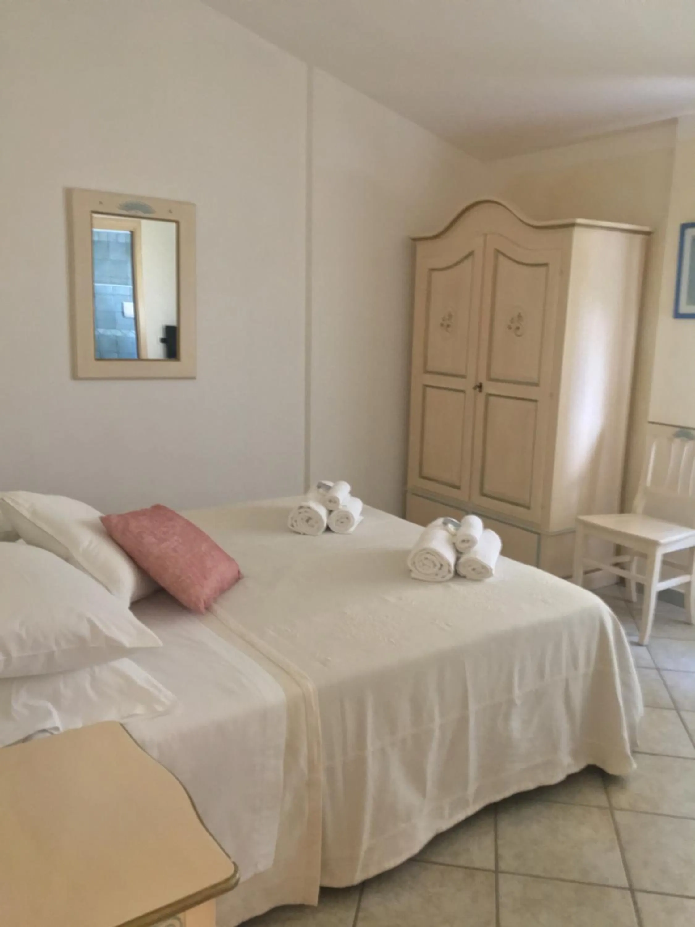 Bed in Hotel Sorgente