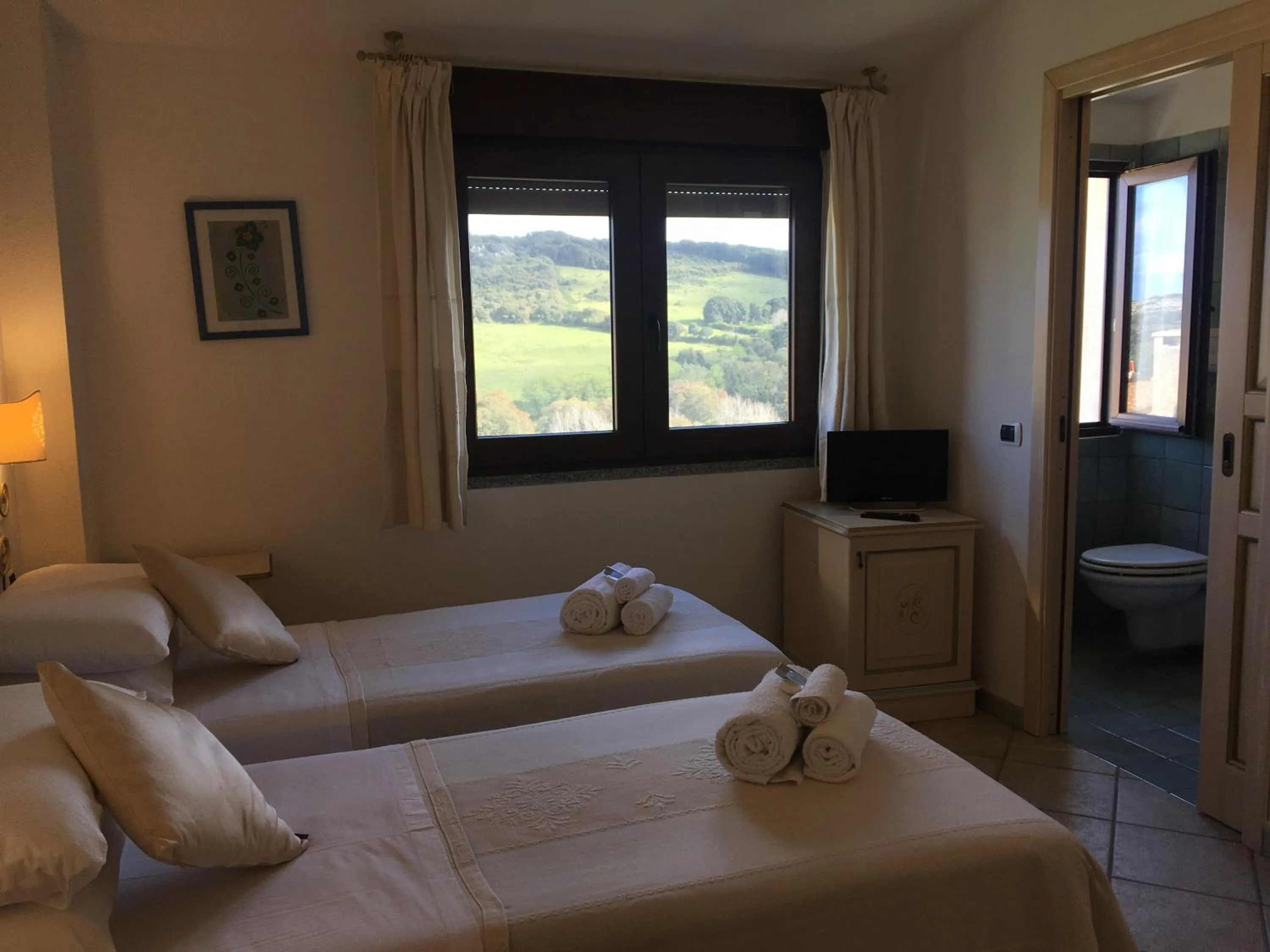 Bed in Hotel Sorgente