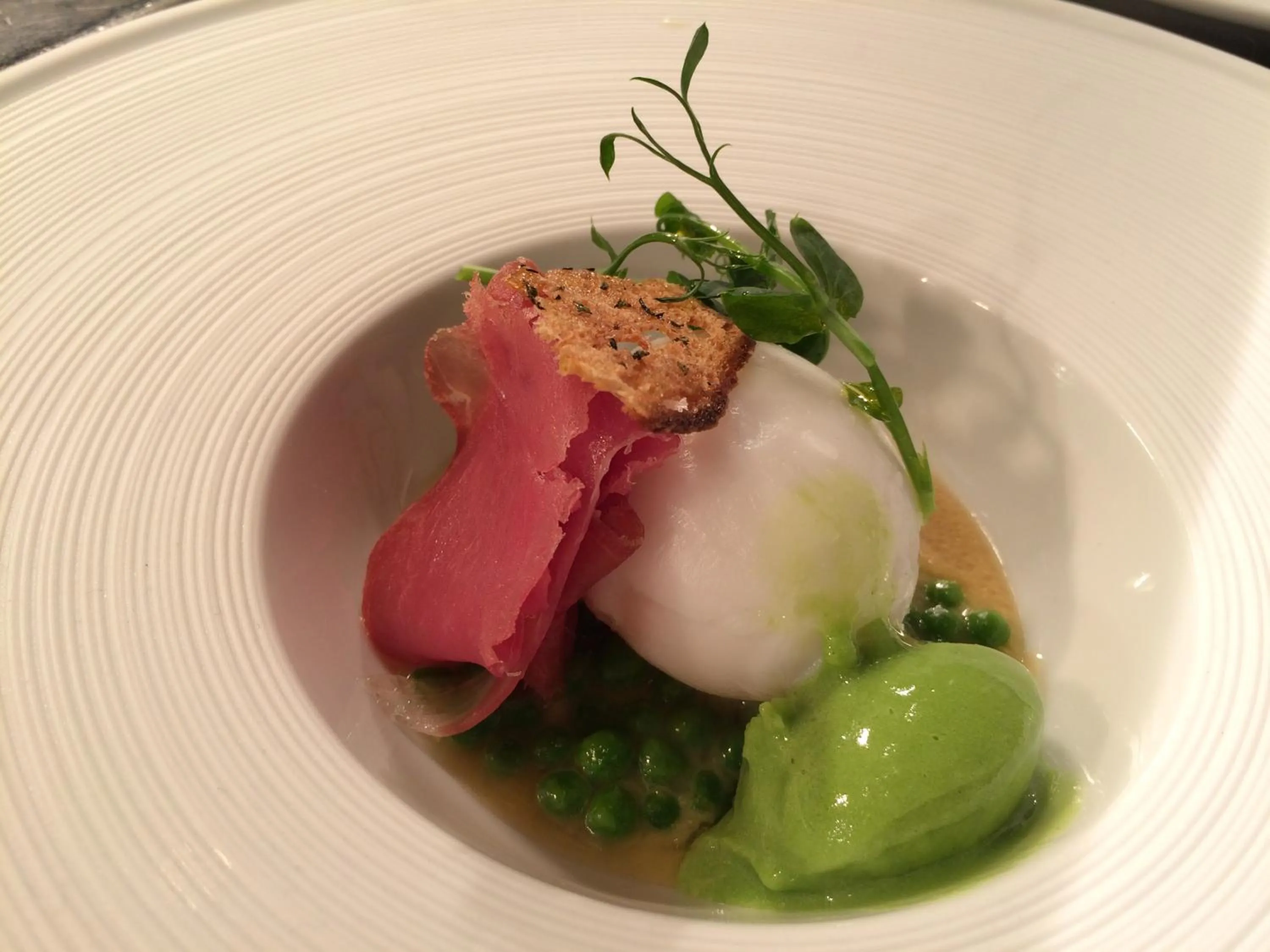 Food close-up in The George Hotel of Stamford