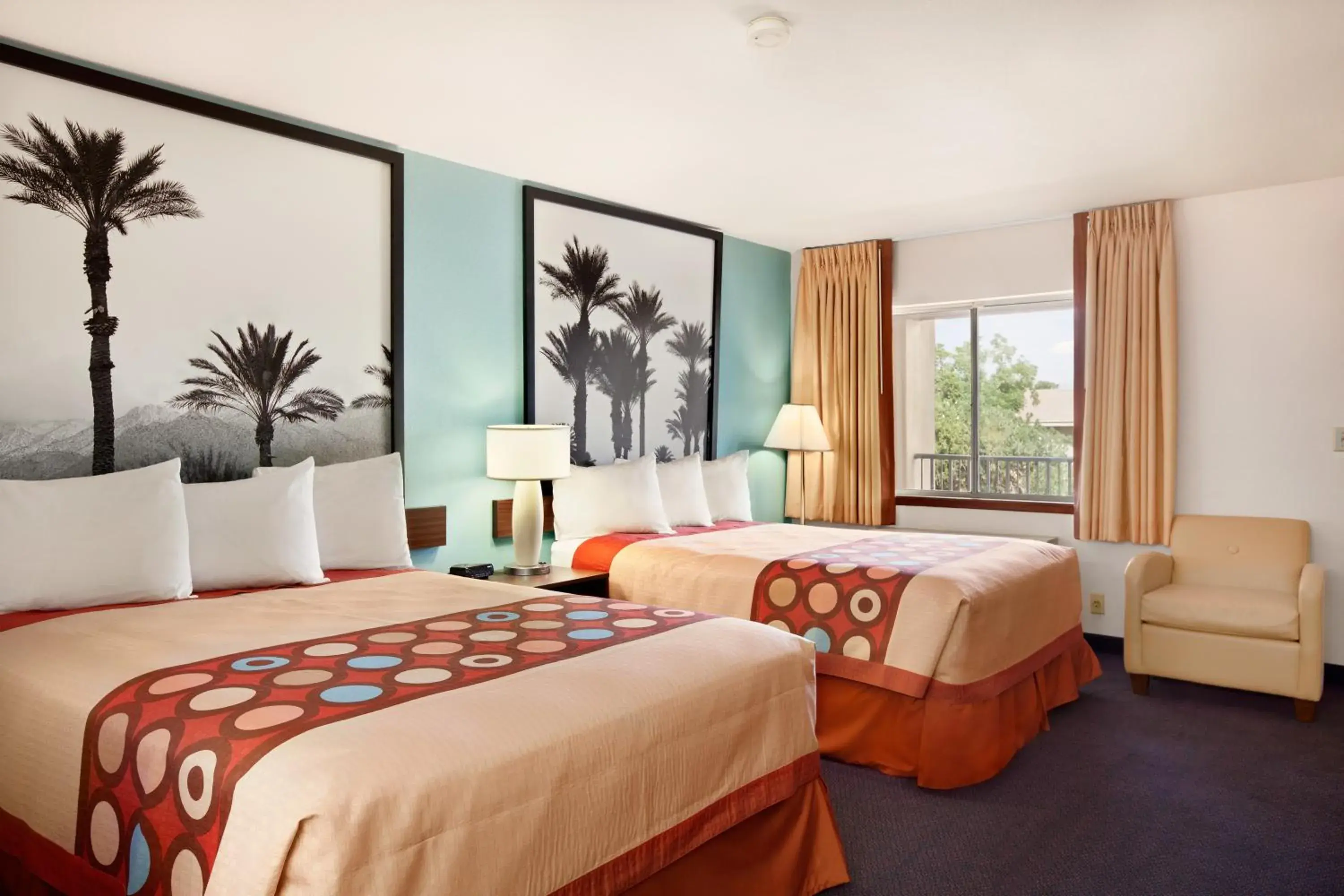 2 Queen Beds - Non-Smoking (Upper Floor) in Super 8 by Wyndham Indio 2 Queen Beds - Non-Smoking (Upper Floor) in Super 8 by Wyndham Indio