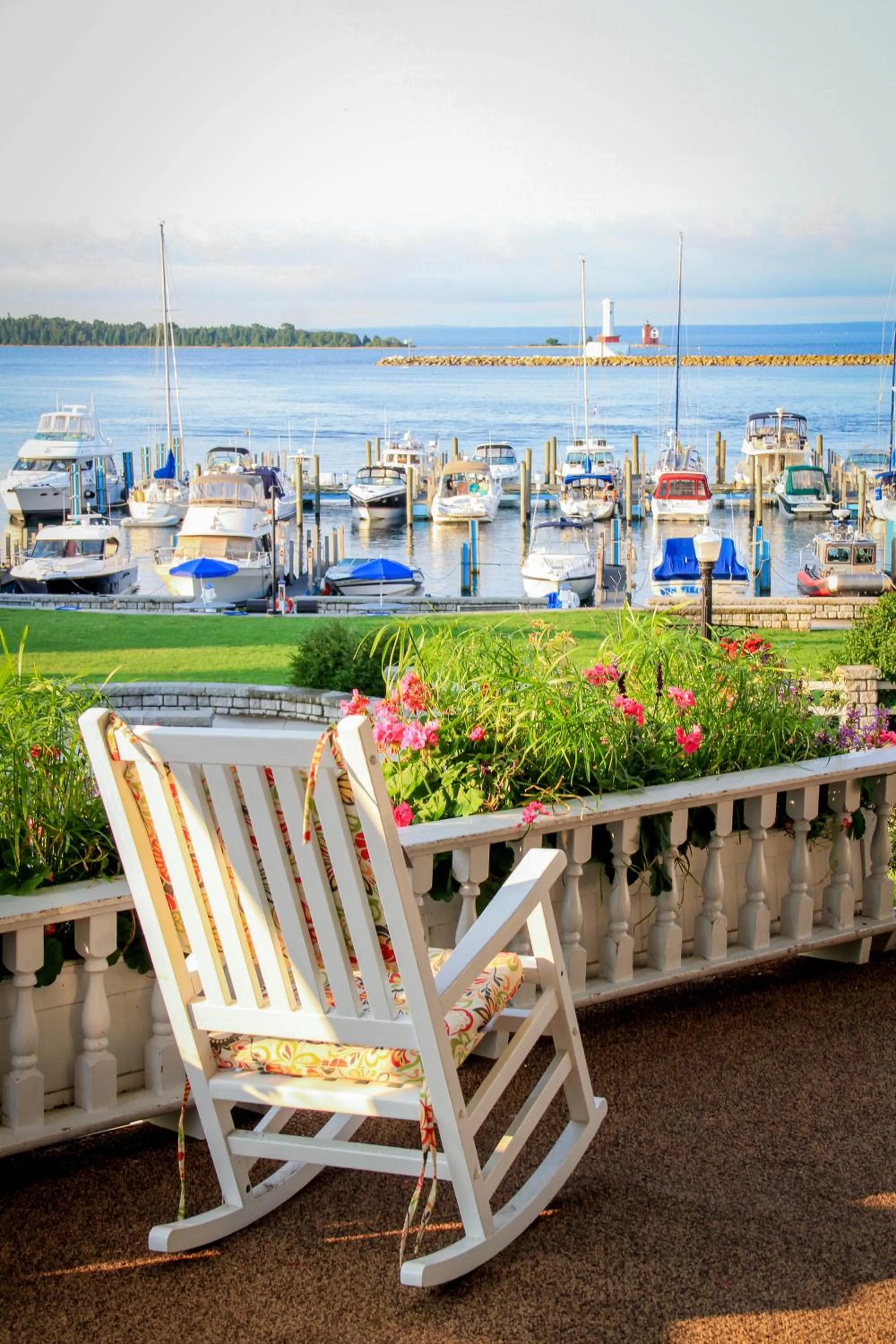 Lake view in Island House Hotel
