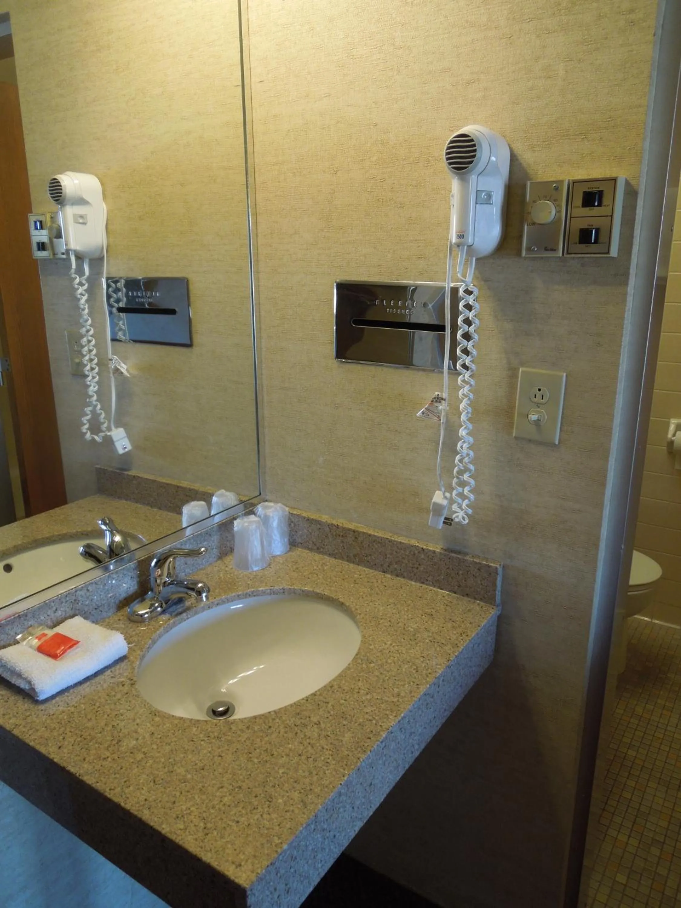 Bathroom in Red Carpet Inn Syracuse Airport