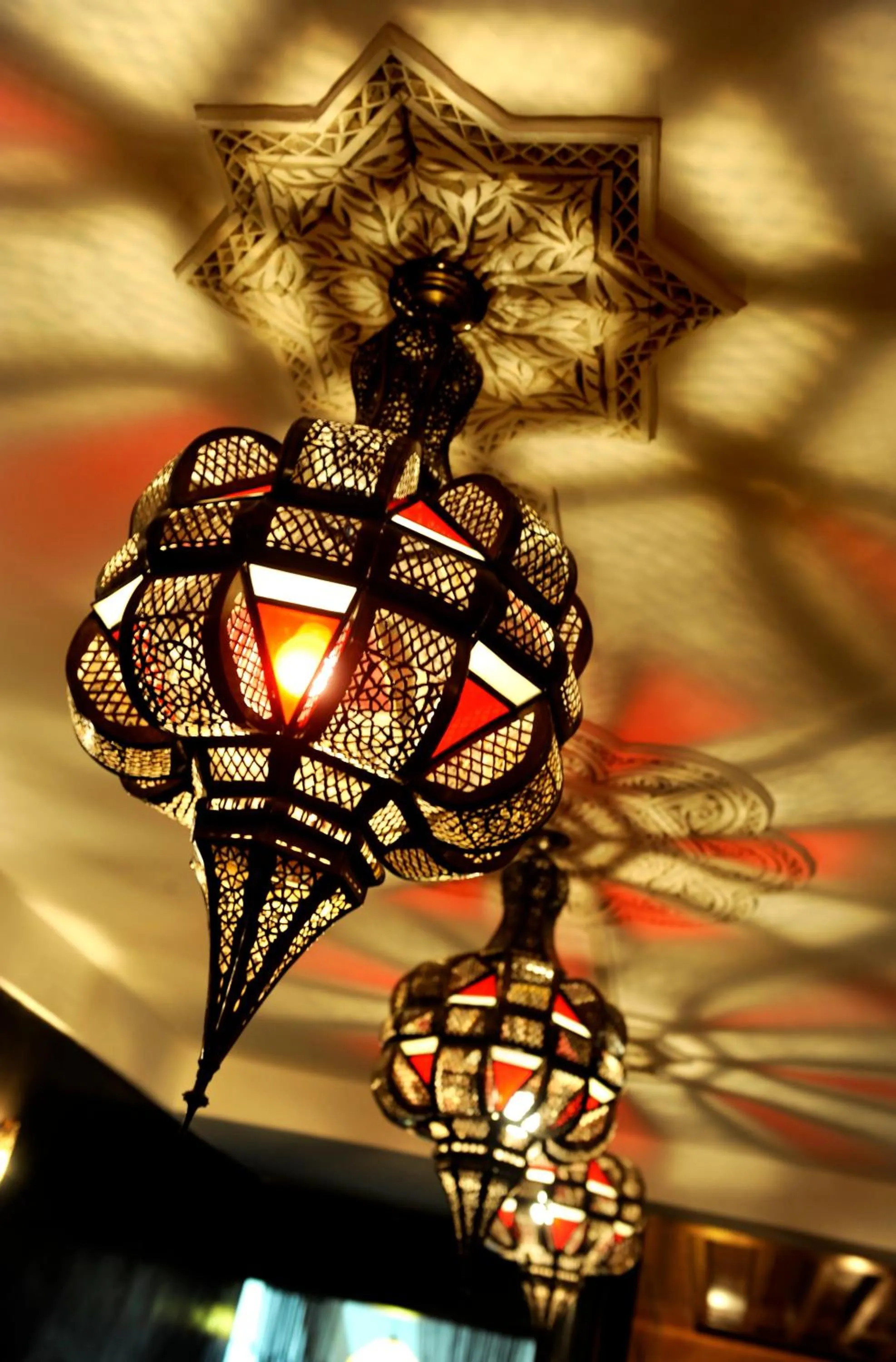 Decorative detail in Riad Belle Epoque