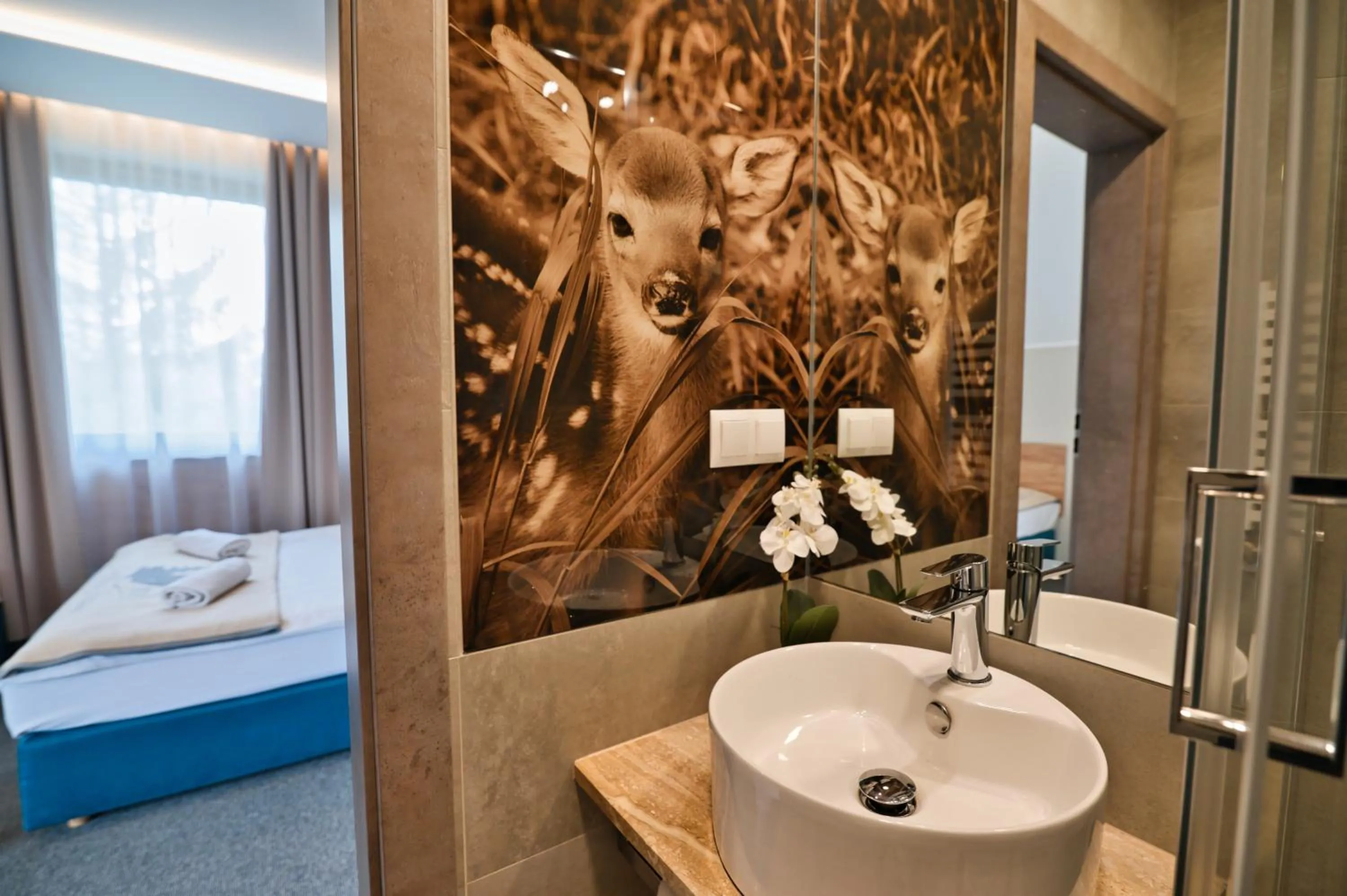 Bed in Villa Natura Zator Przeciszów