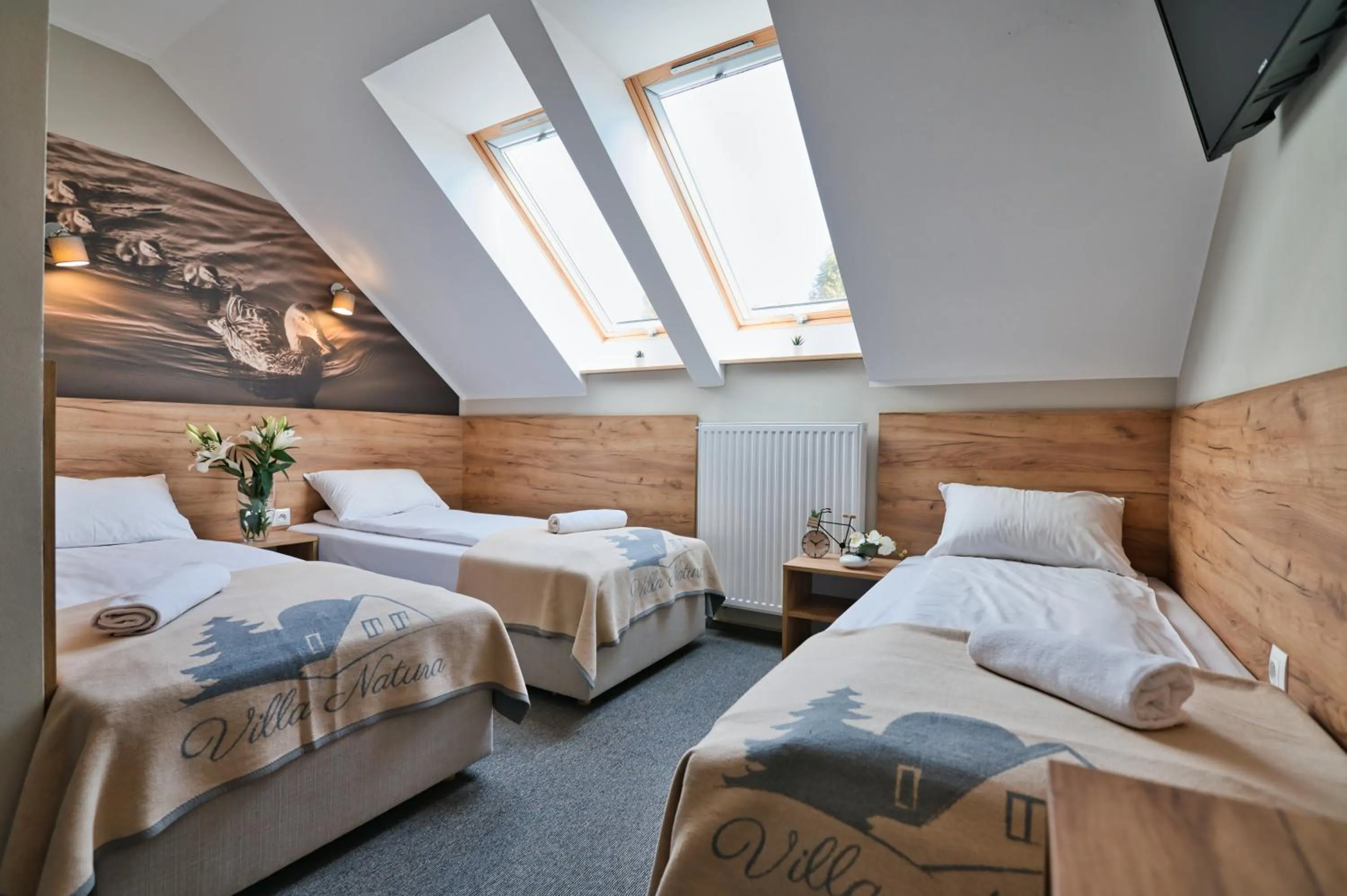 Bed in Villa Natura Zator Przeciszów