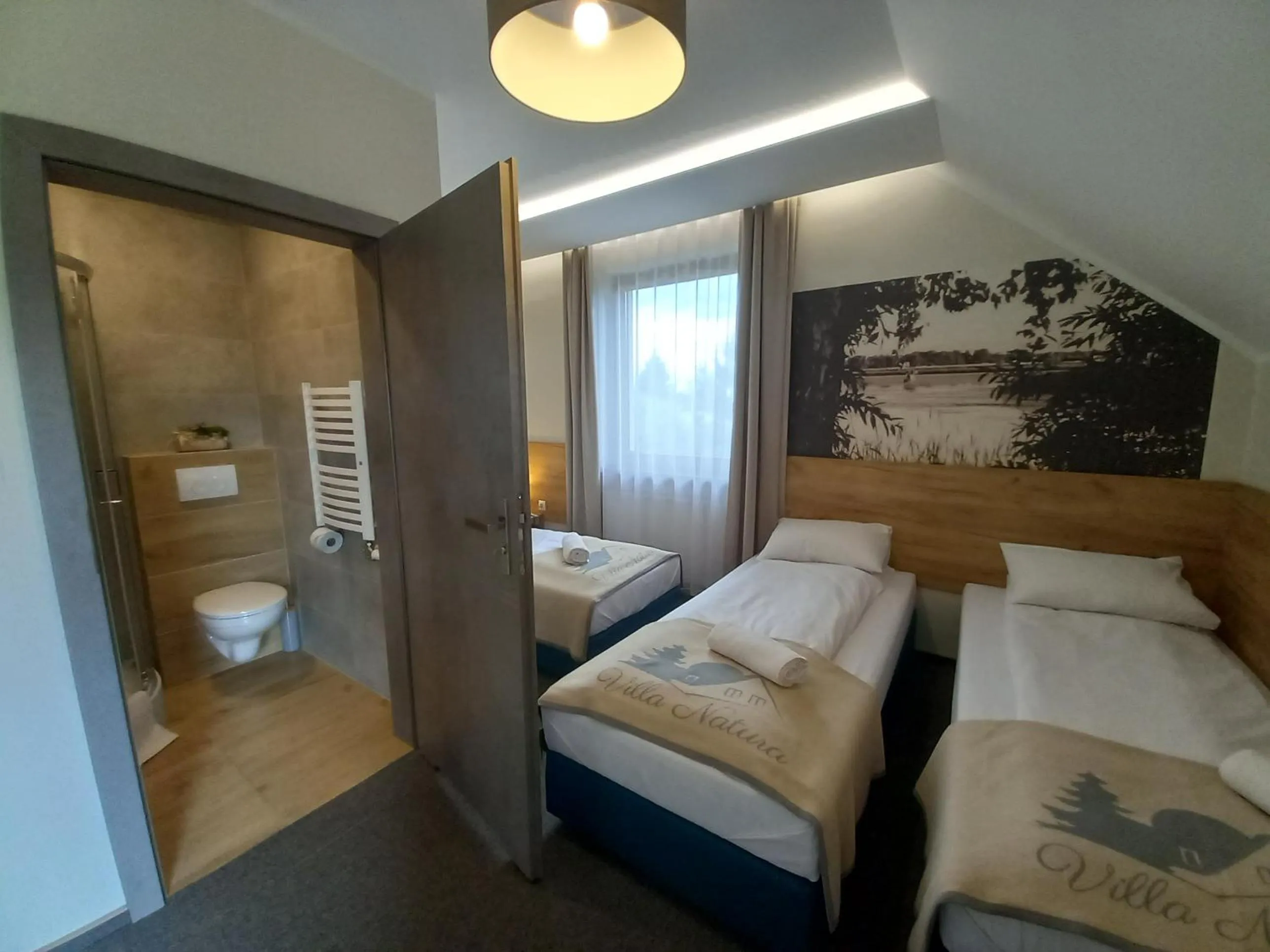 Bed in Villa Natura Zator Przeciszów