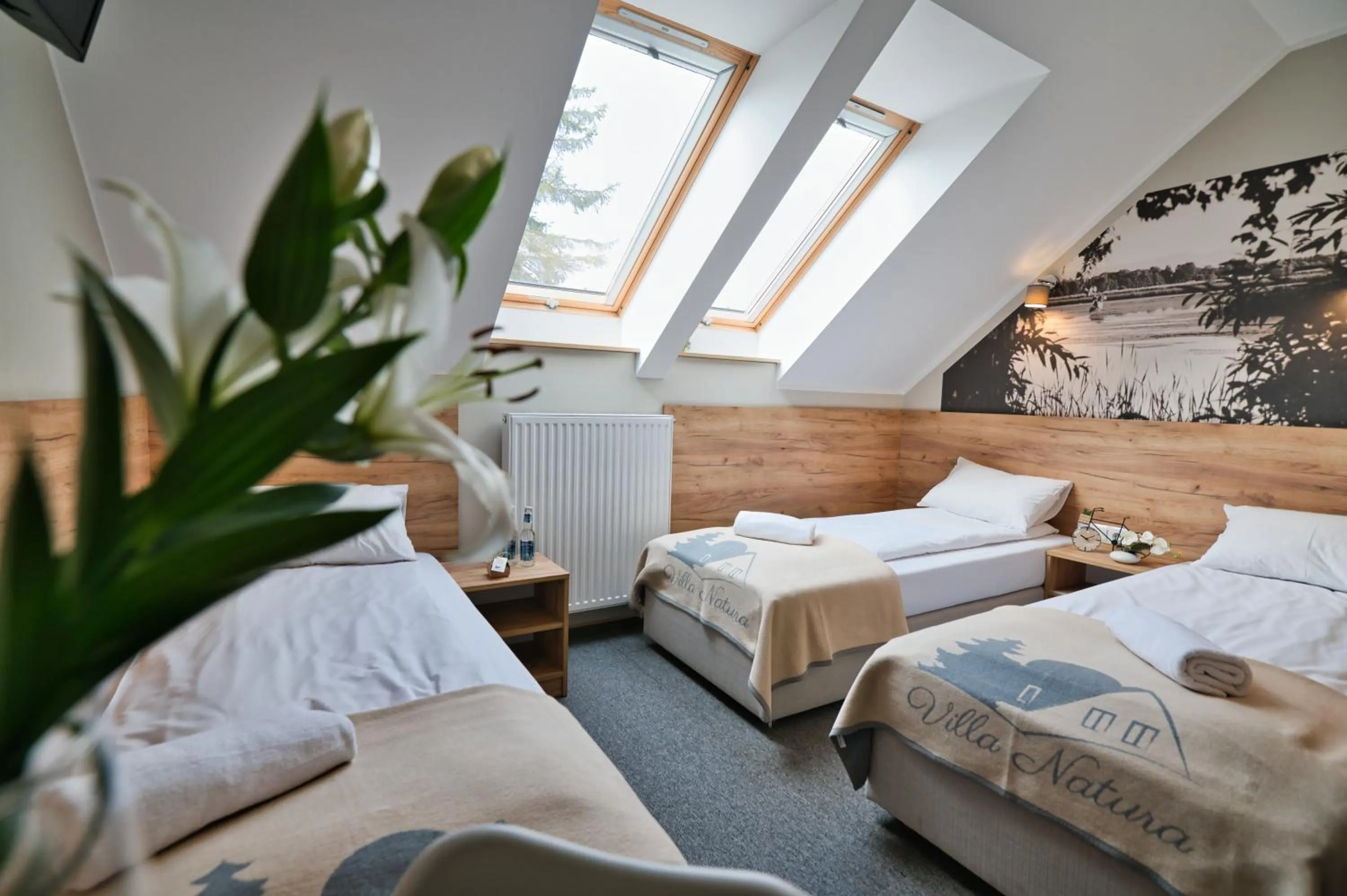 Bed in Villa Natura Zator Przeciszów