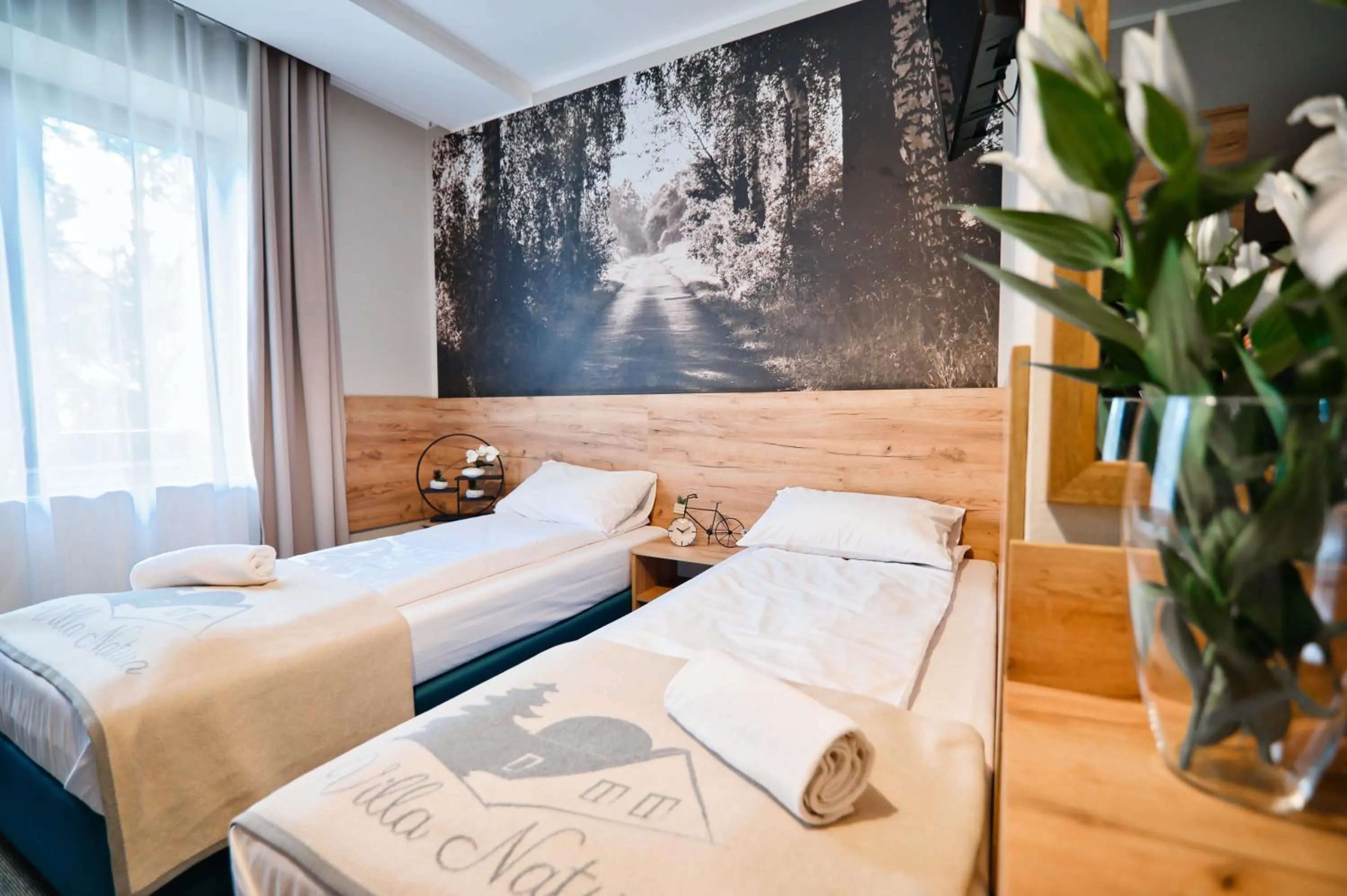 Bed in Villa Natura Zator Przeciszów