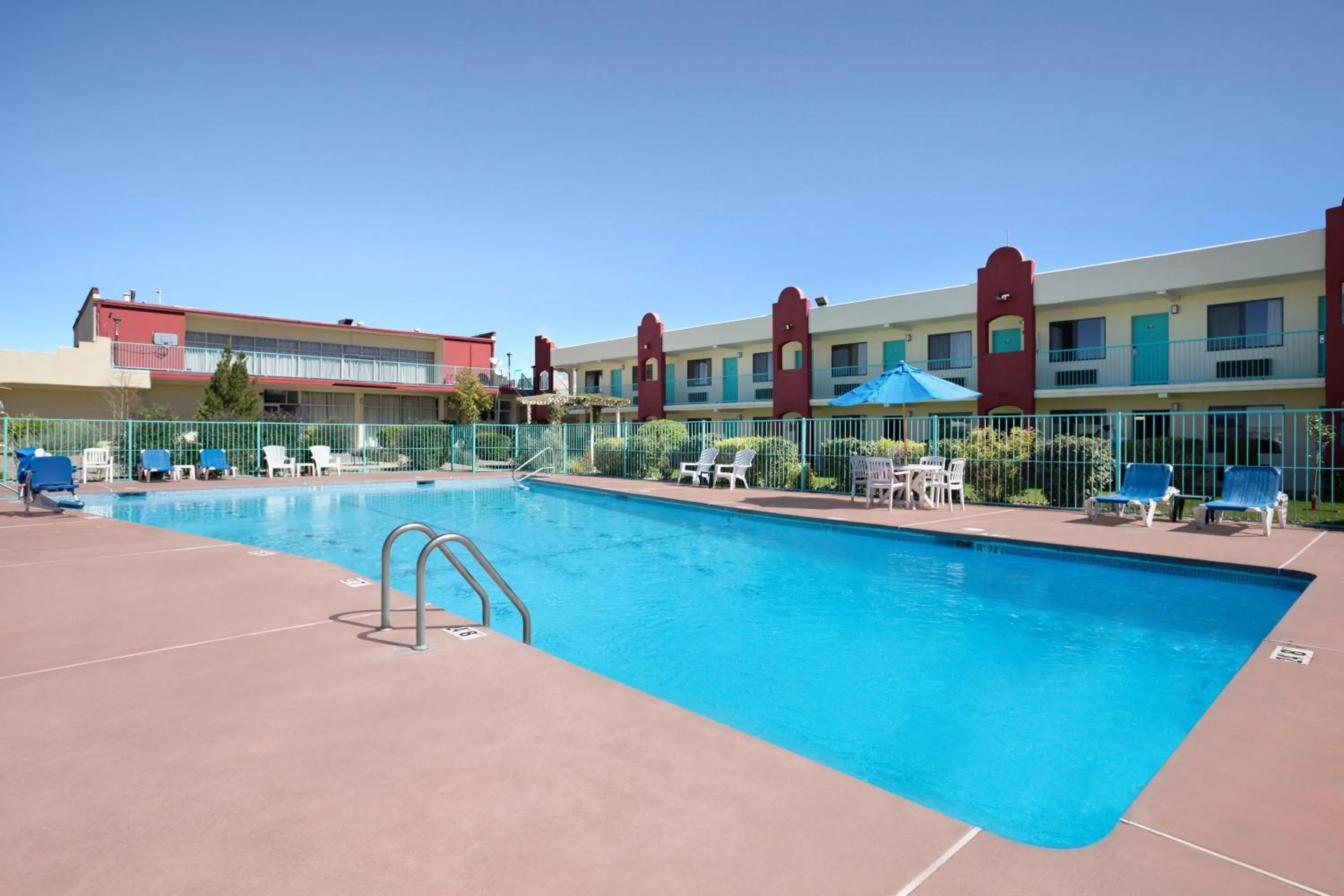 Swimming pool in Days Inn by Wyndham Santa Fe New Mexico