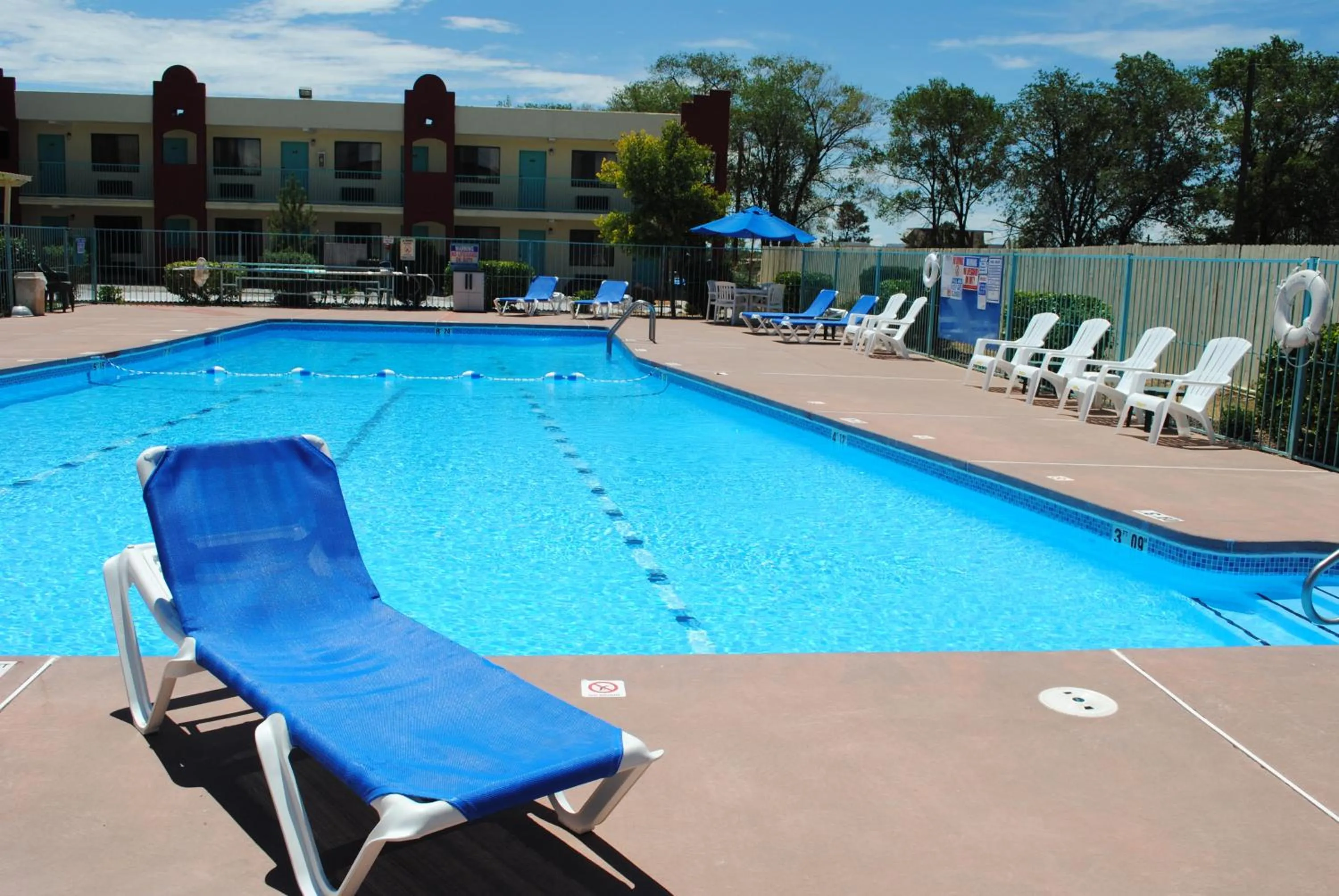 Swimming pool in Days Inn by Wyndham Santa Fe New Mexico