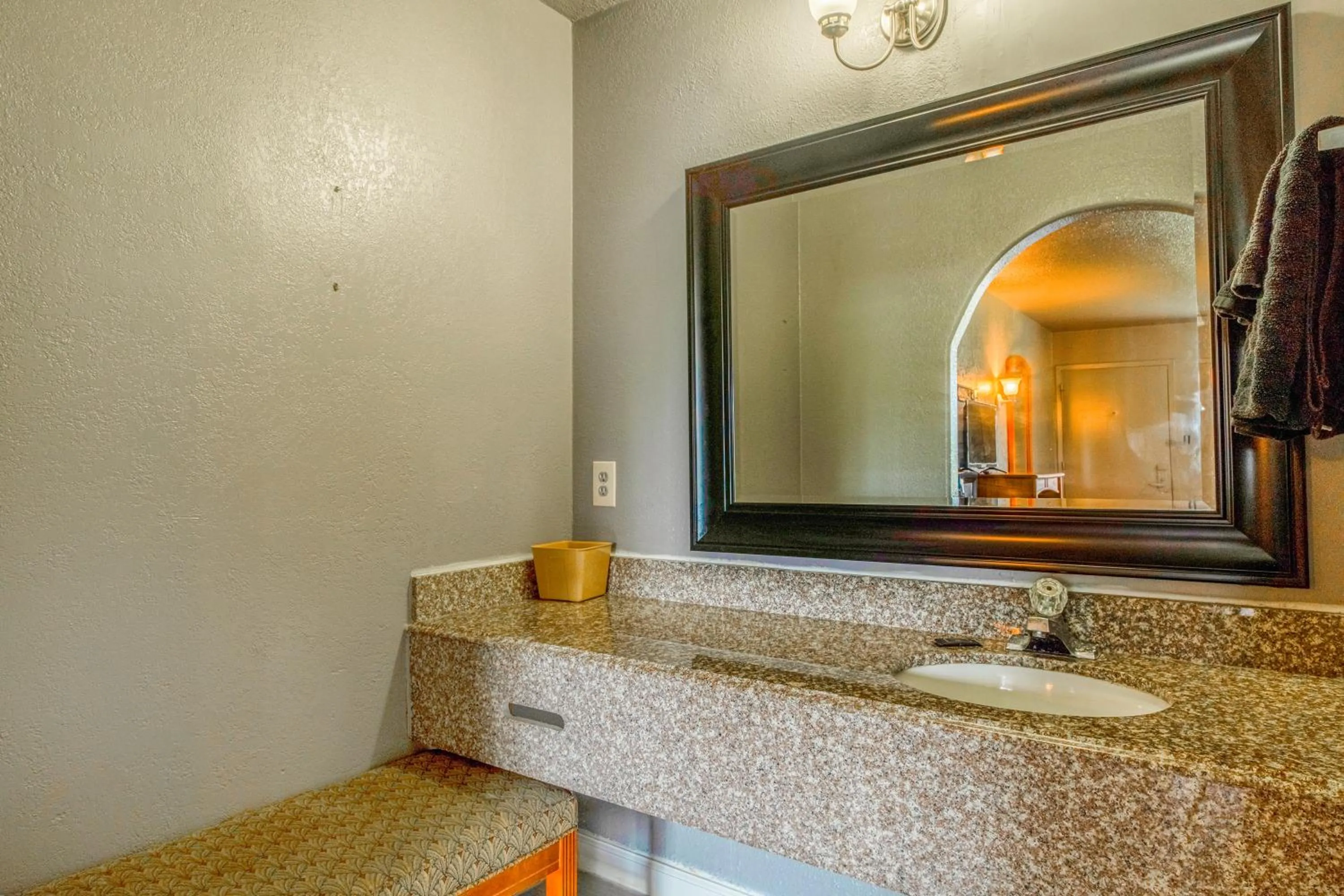 Bathroom in Economy Inn By OYO Livingston TX Hwy 59