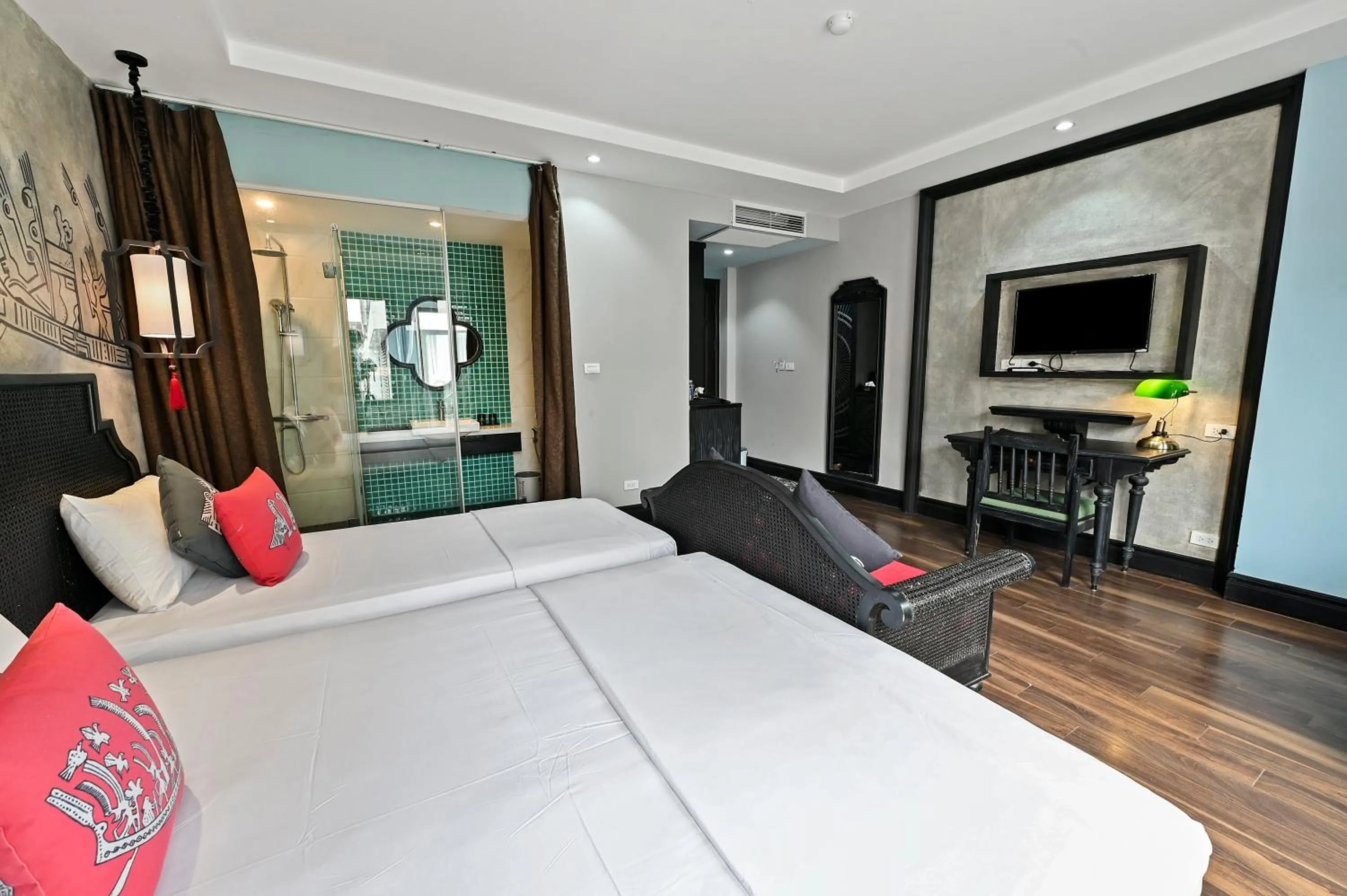 Bed in 22Land Residence Hotel & Spa 52 Ngo Huyen