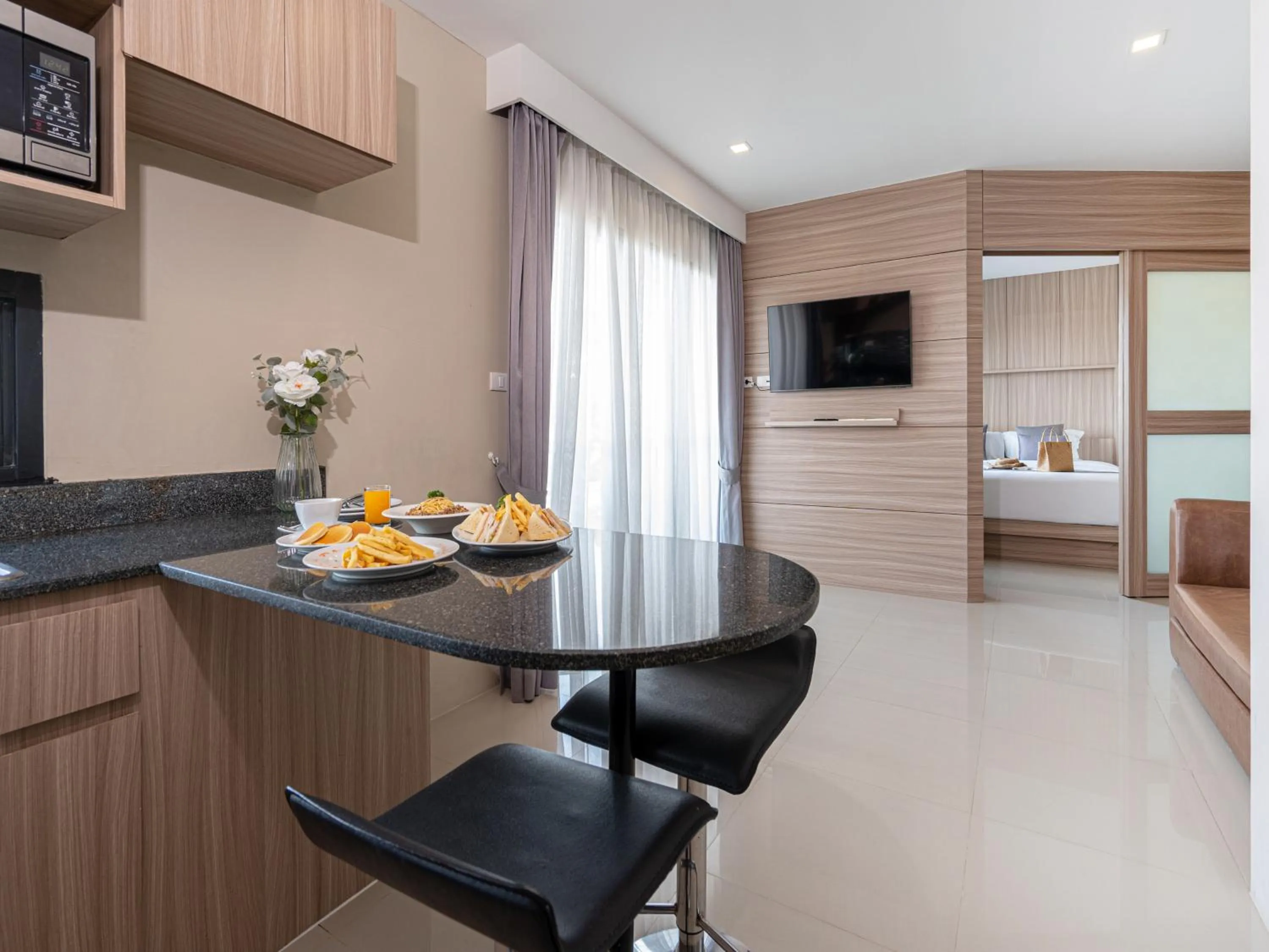 Living room in Patong Bay Residence