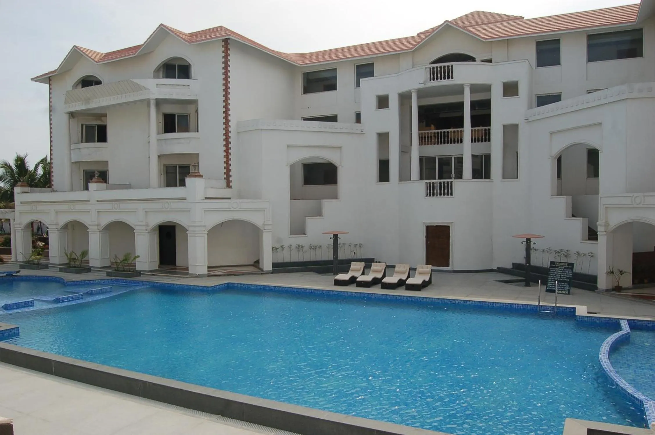 Swimming pool in The Chariot Resort and Spa
