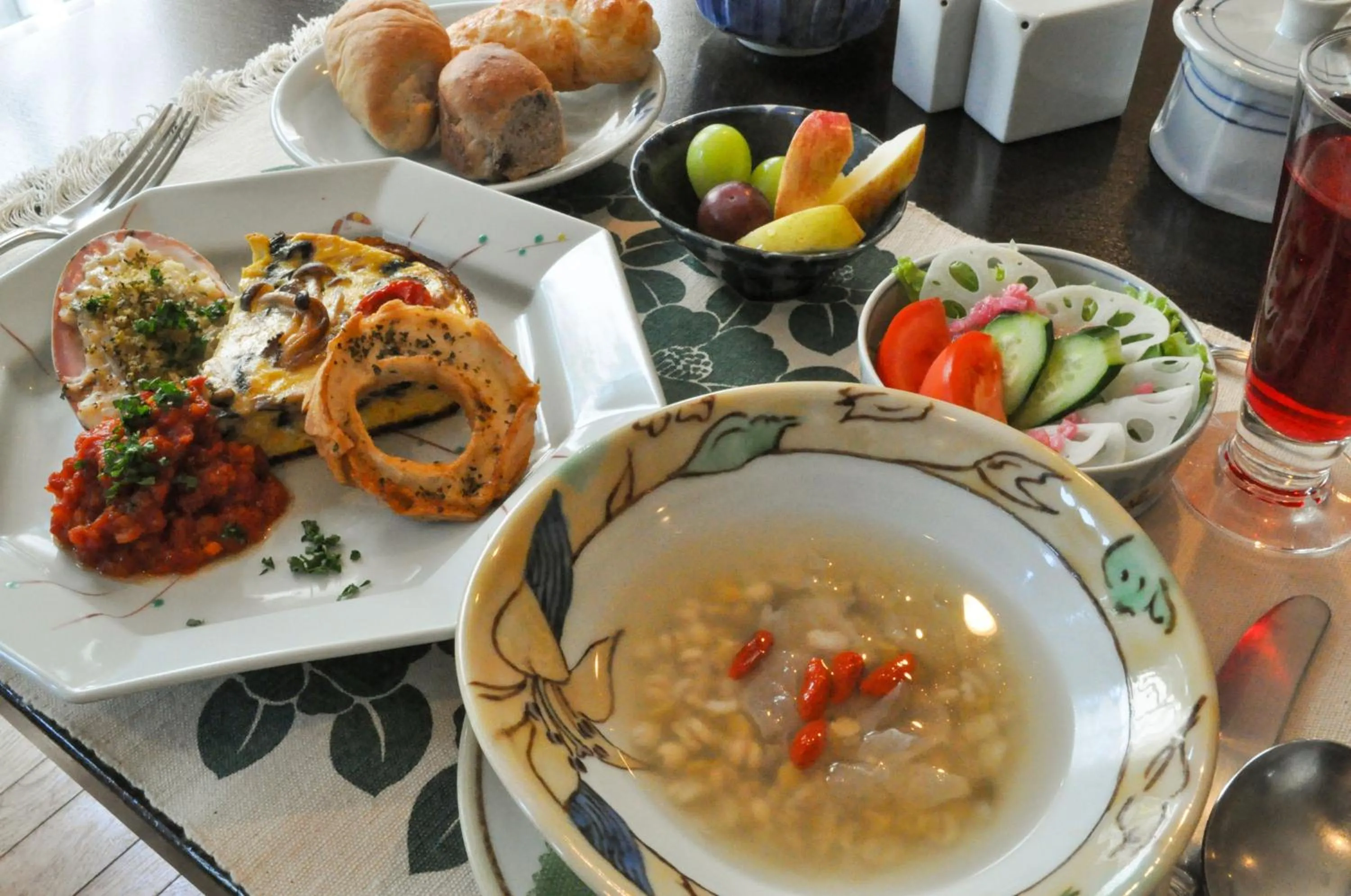 Breakfast in Camellia Inn Yukitsubaki