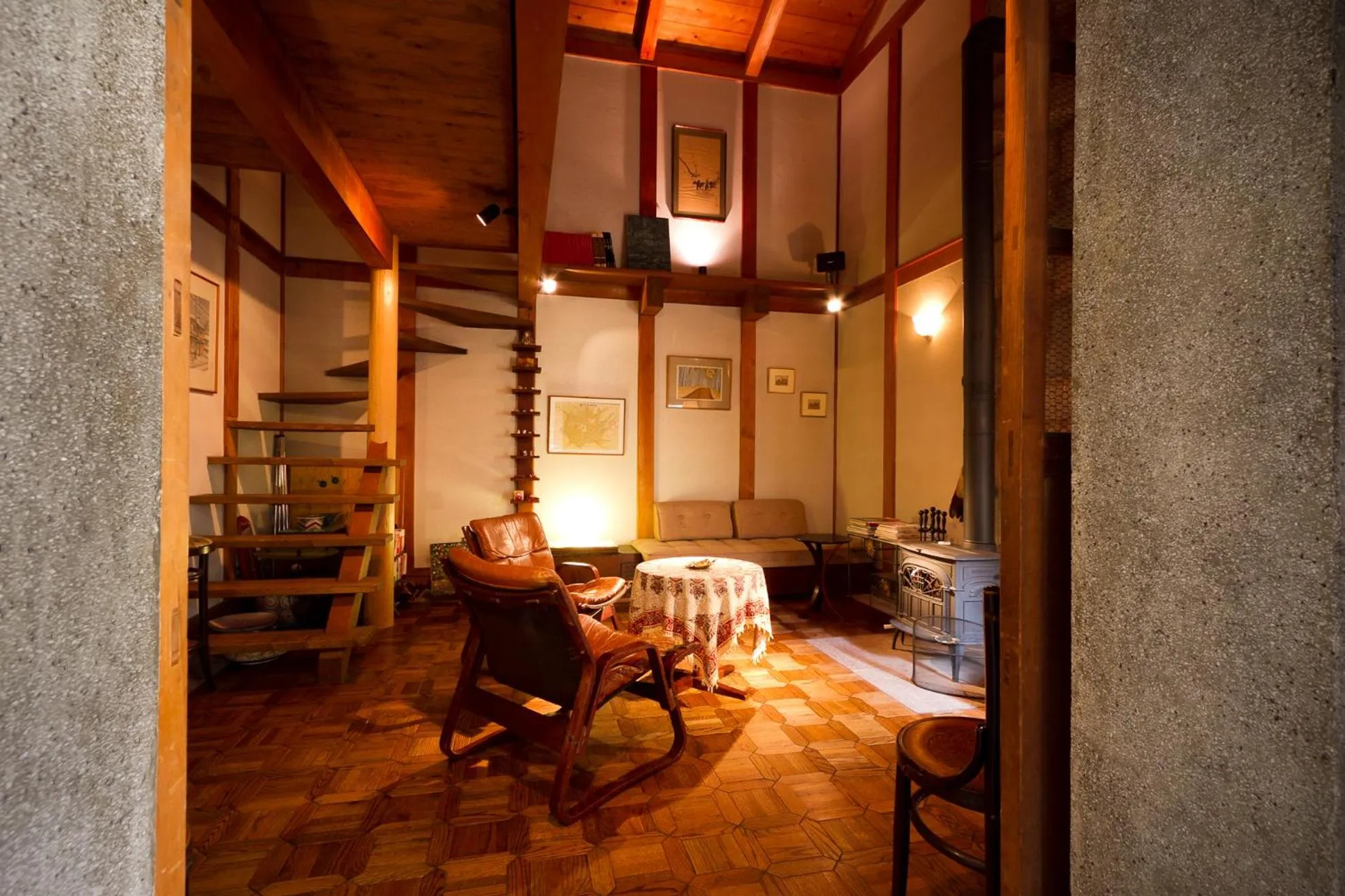 Living room in Camellia Inn Yukitsubaki