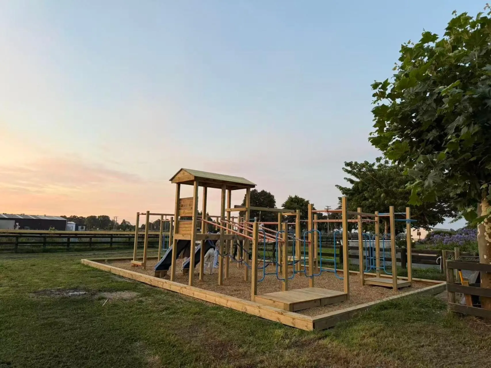 Children play ground in Mystery Creek Motel