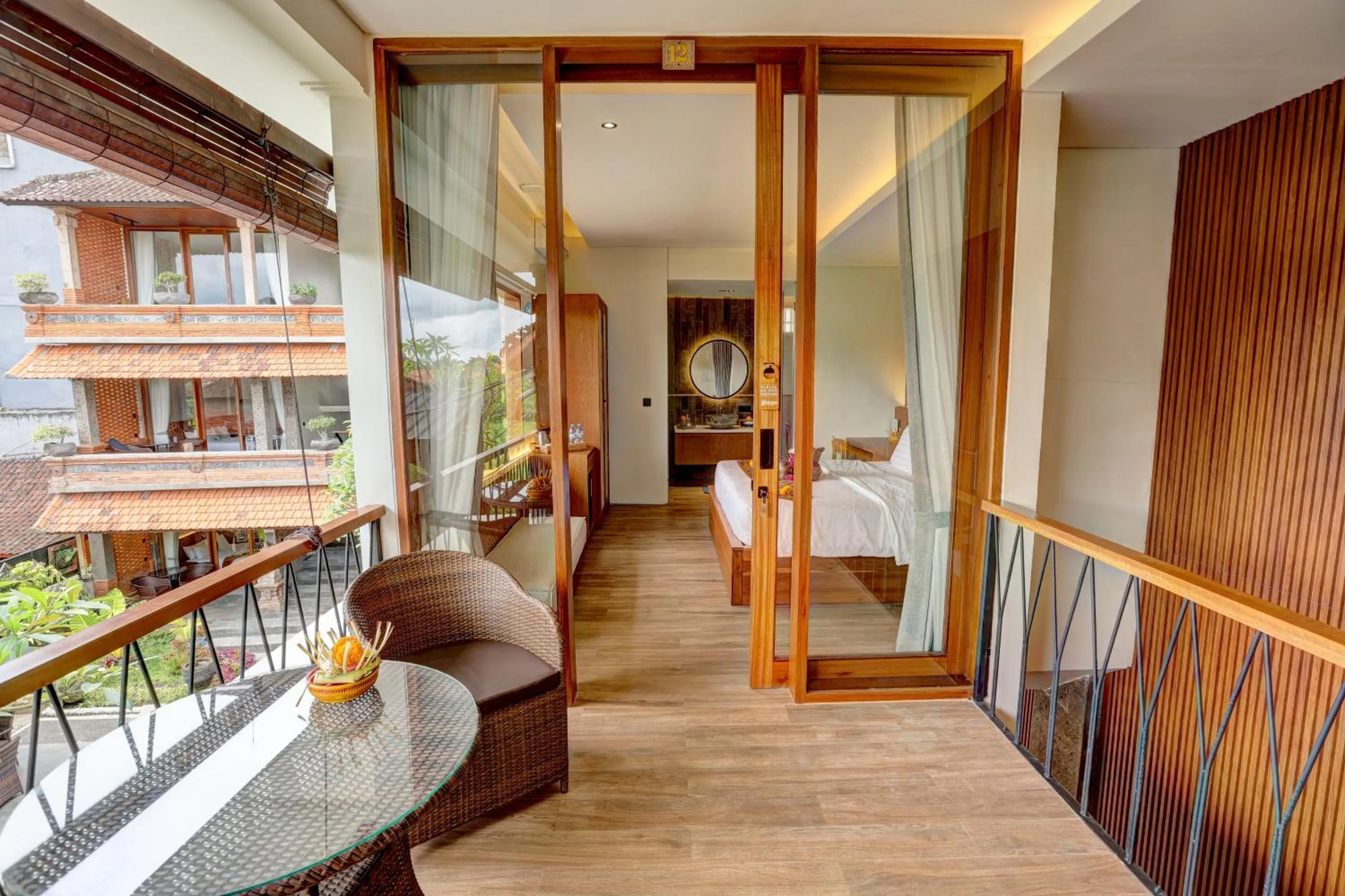 Balcony/Terrace in Kun - Kun Guest House Ubud