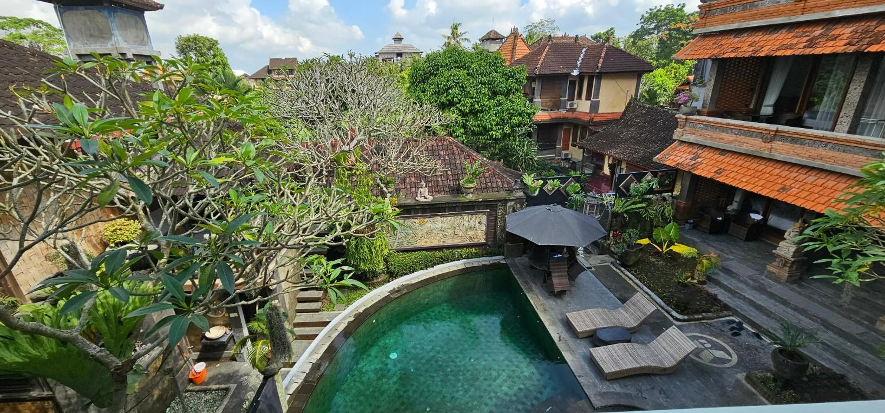 Garden view in Kun - Kun Guest House Ubud