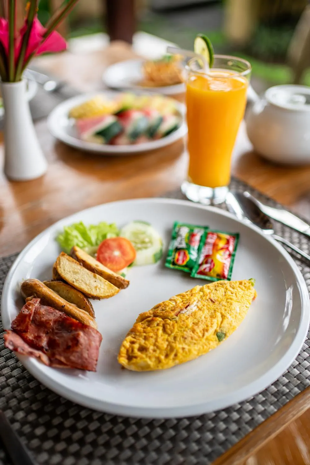 Food in The Kampung Ubud Villa