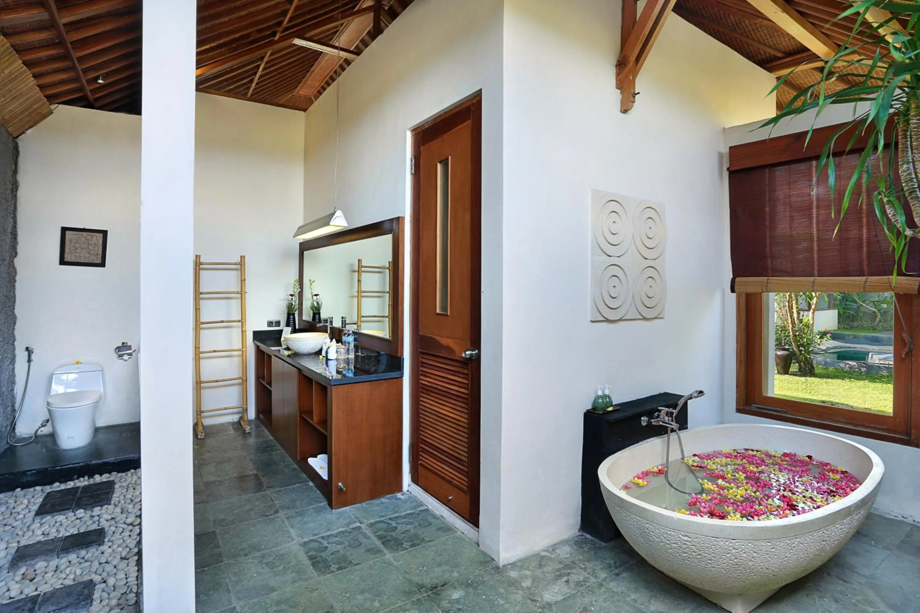 Bathroom in The Kampung Ubud Villa