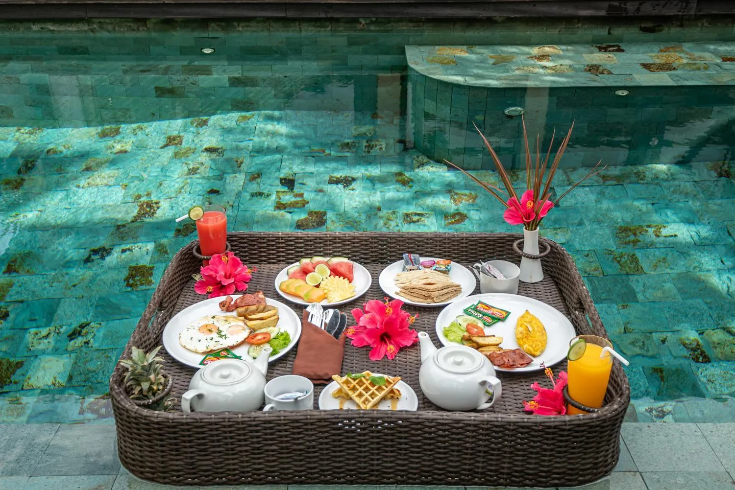 Food and drinks in The Kampung Ubud Villa