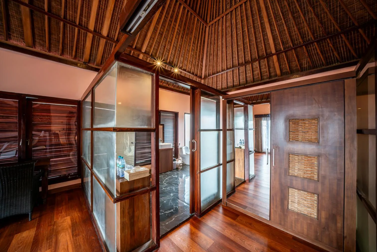 wardrobe in The Kampung Ubud Villa