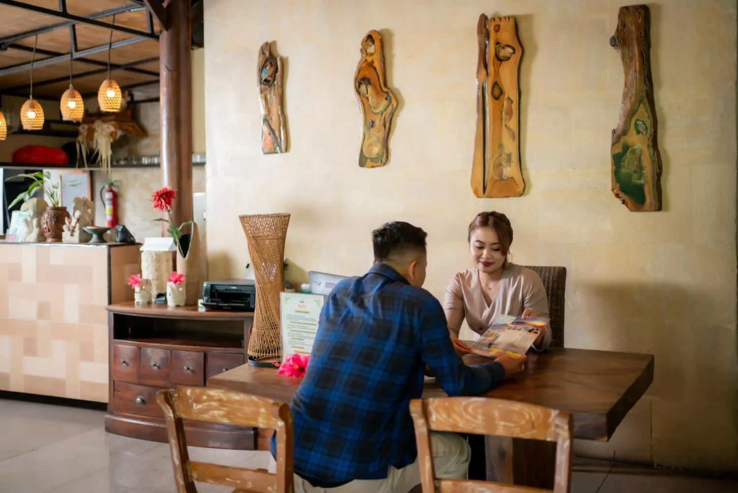 Guests in The Kampung Ubud Villa