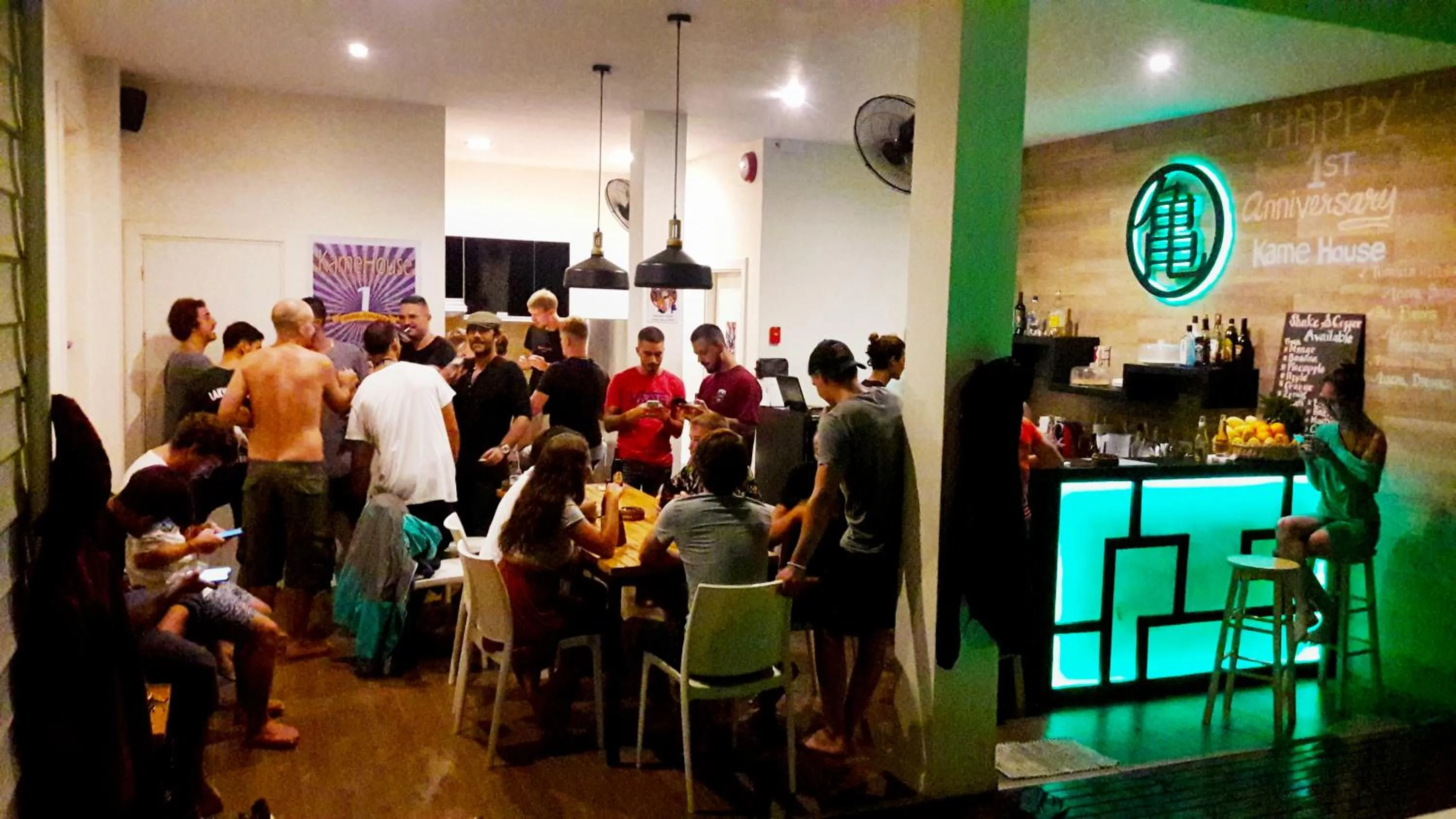 People in Kame House Hostel