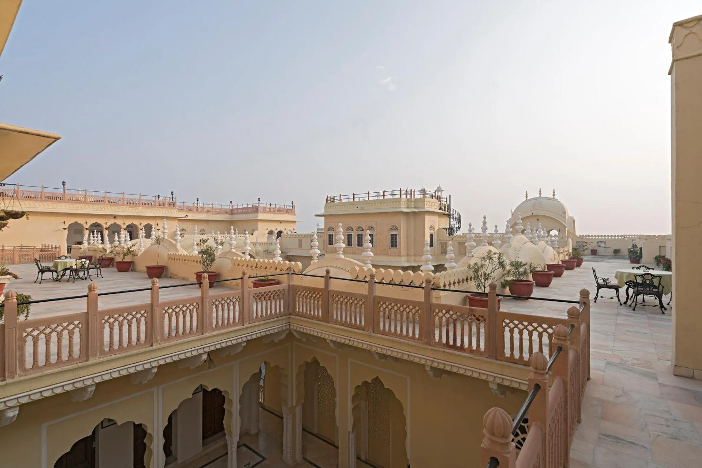 Balcony/Terrace in Alsisar Mahal- Heritage Hotel