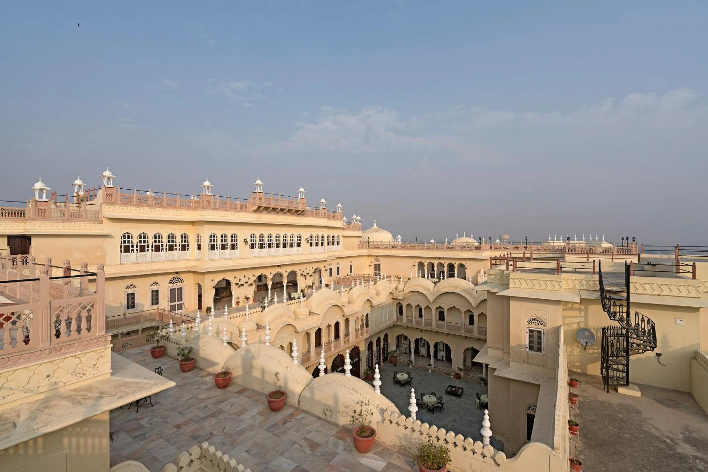 Balcony/Terrace in Alsisar Mahal- Heritage Hotel