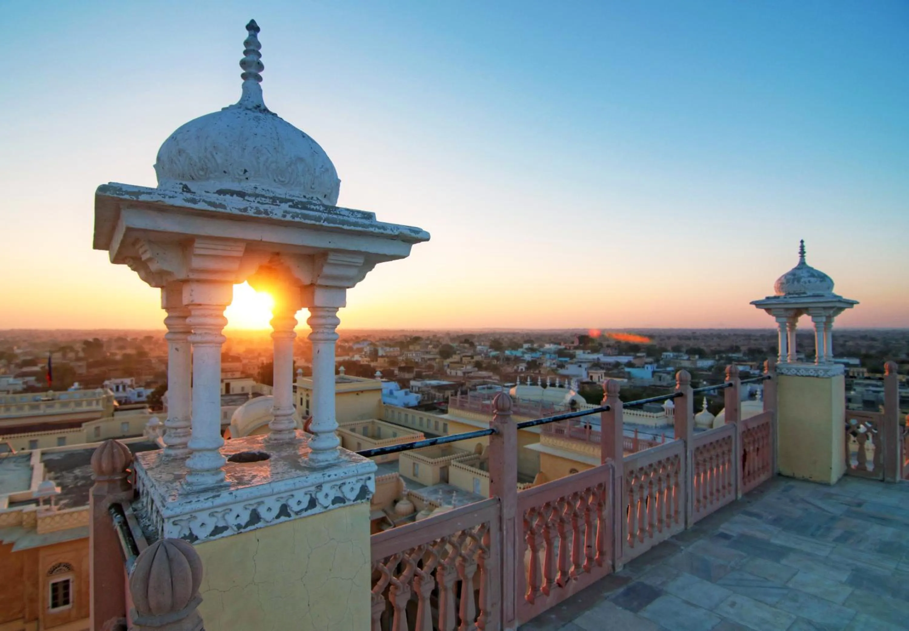 Sunrise in Alsisar Mahal- Heritage Hotel