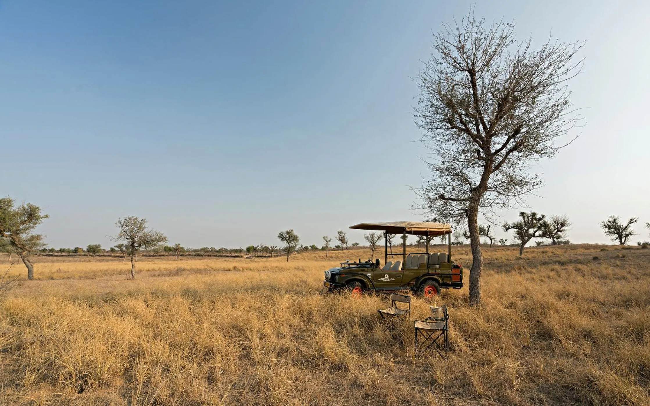 Natural landscape in Alsisar Mahal- Heritage Hotel