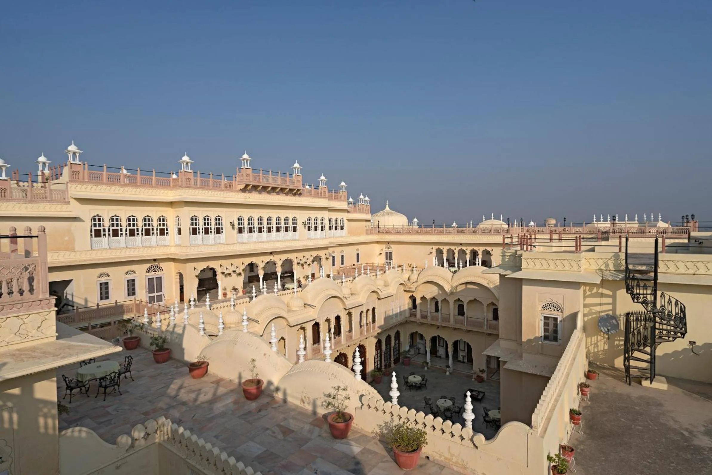 Balcony/Terrace in Alsisar Mahal- Heritage Hotel