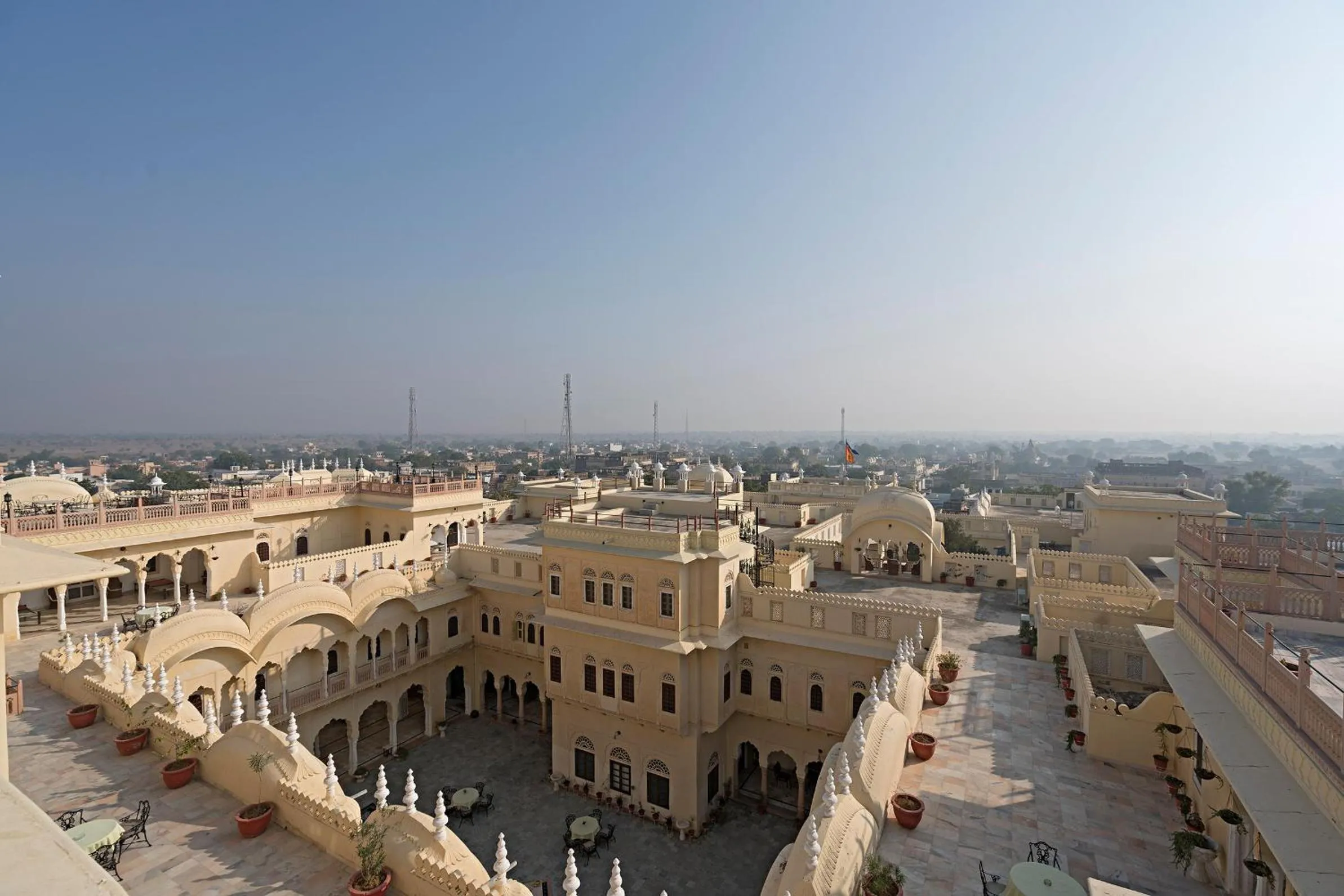 View (from property/room) in Alsisar Mahal- Heritage Hotel