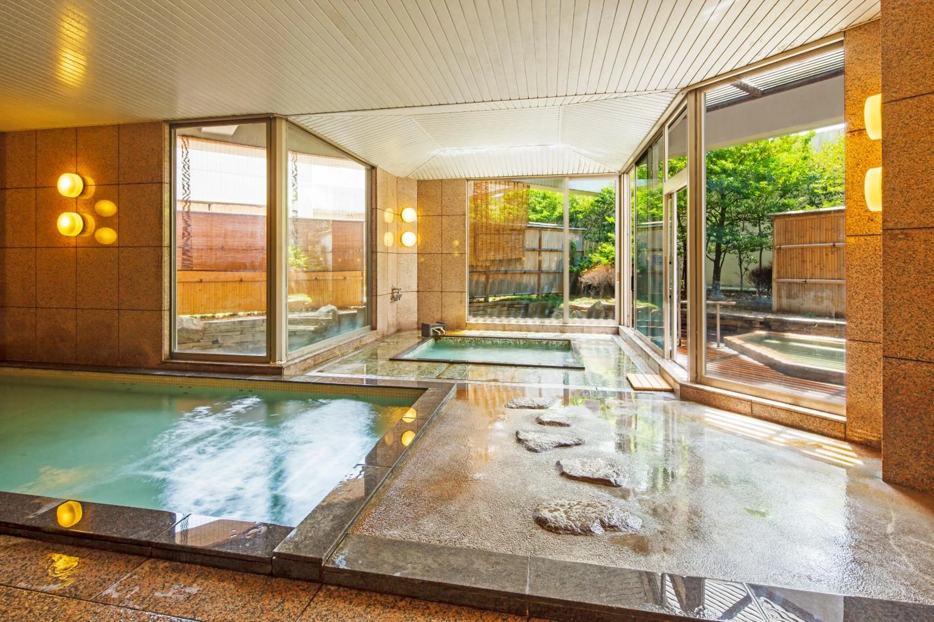 Hot Spring Bath in Kofu Kinenbi Hotel