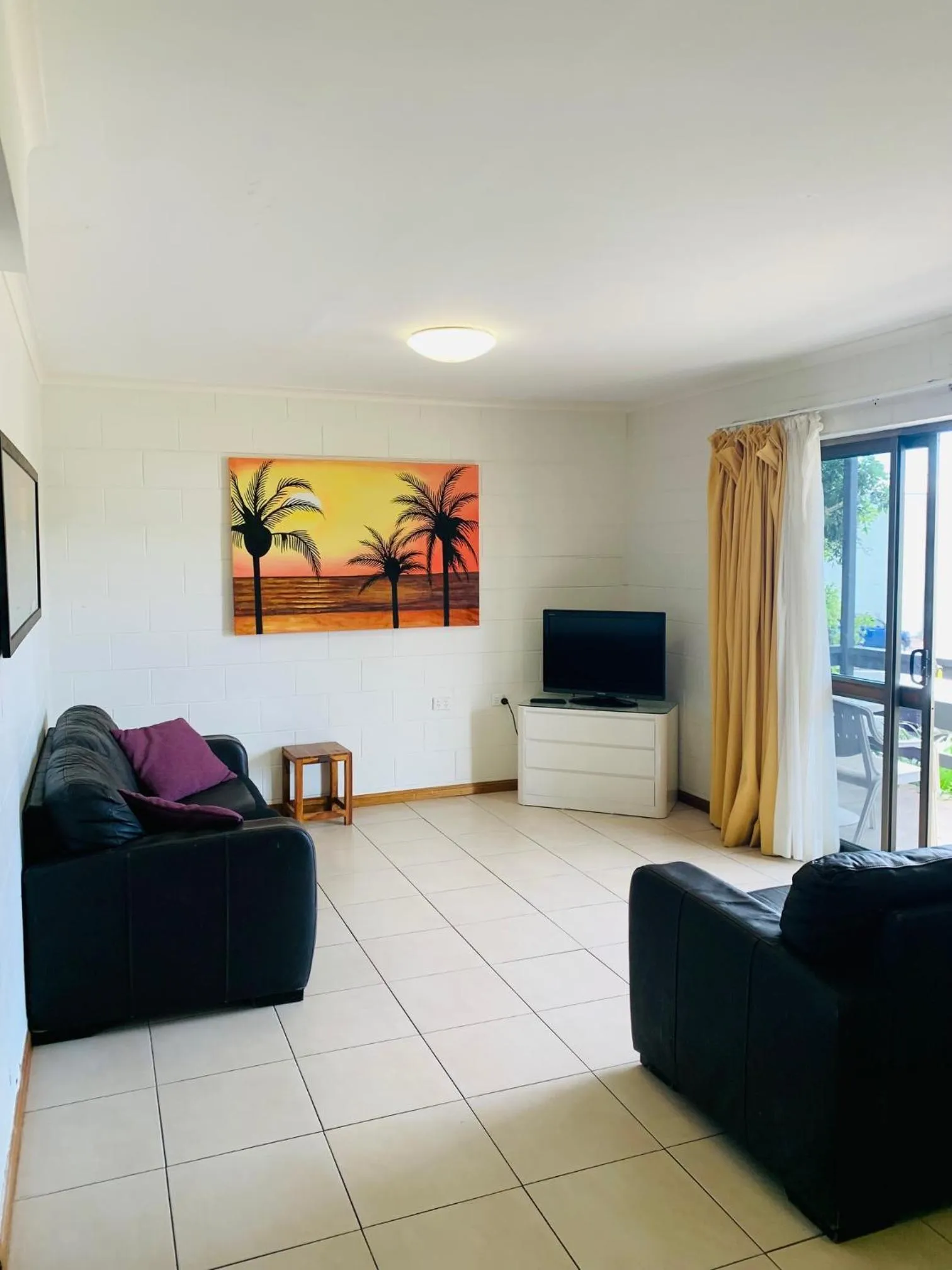 Living room in Airlie Beach Apartments