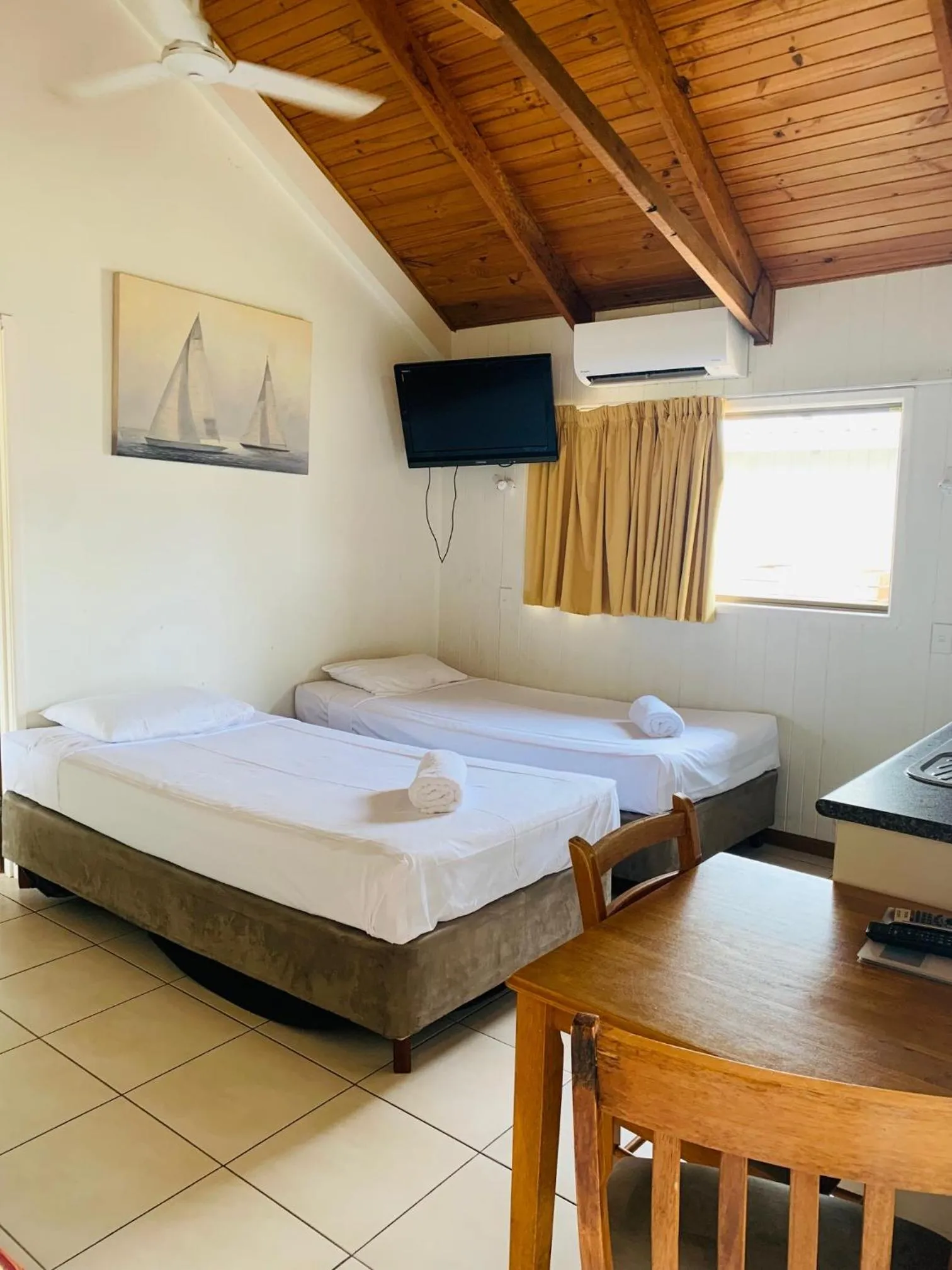 Bed in Airlie Beach Apartments