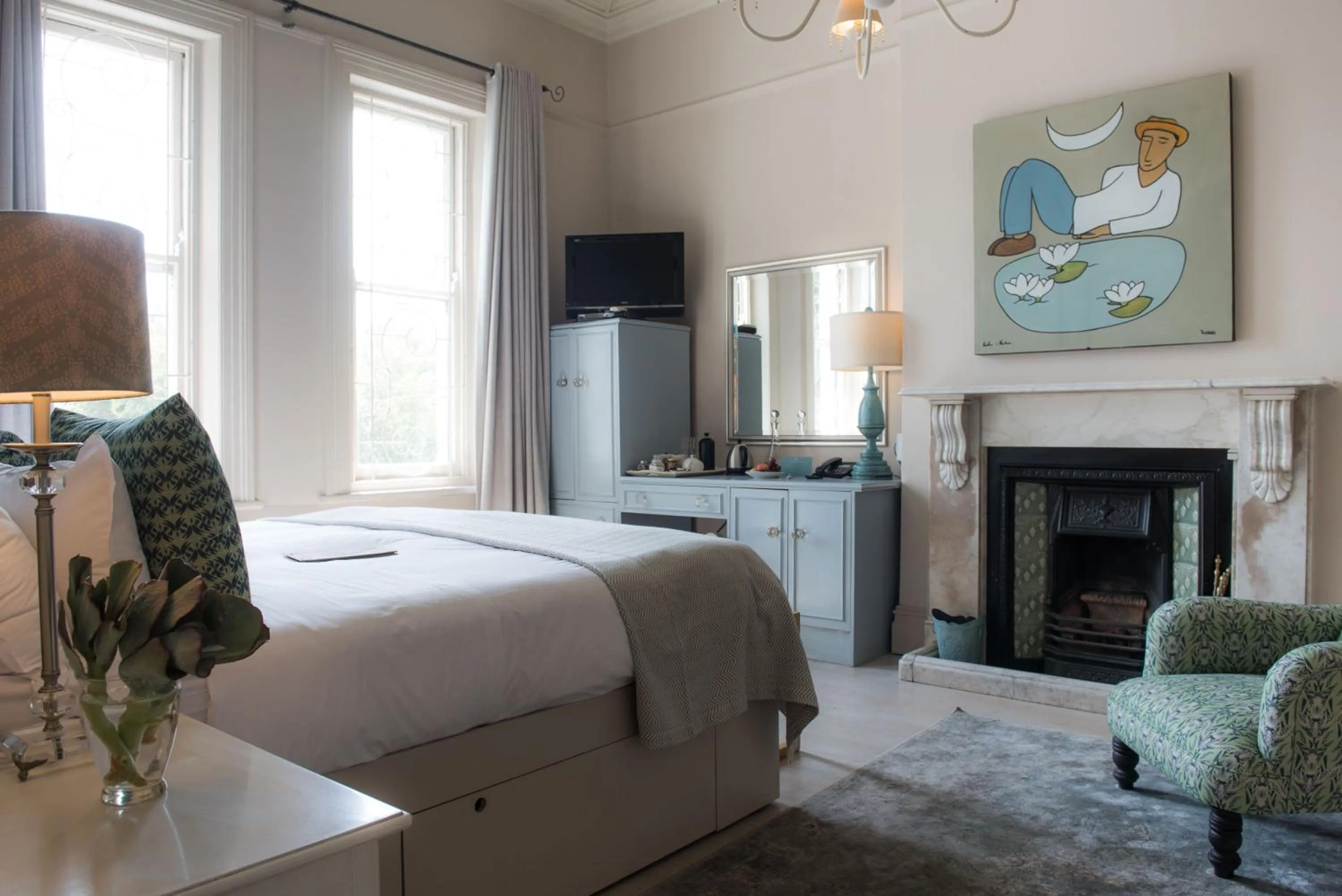 Bedroom, Bed in Welgelegen House