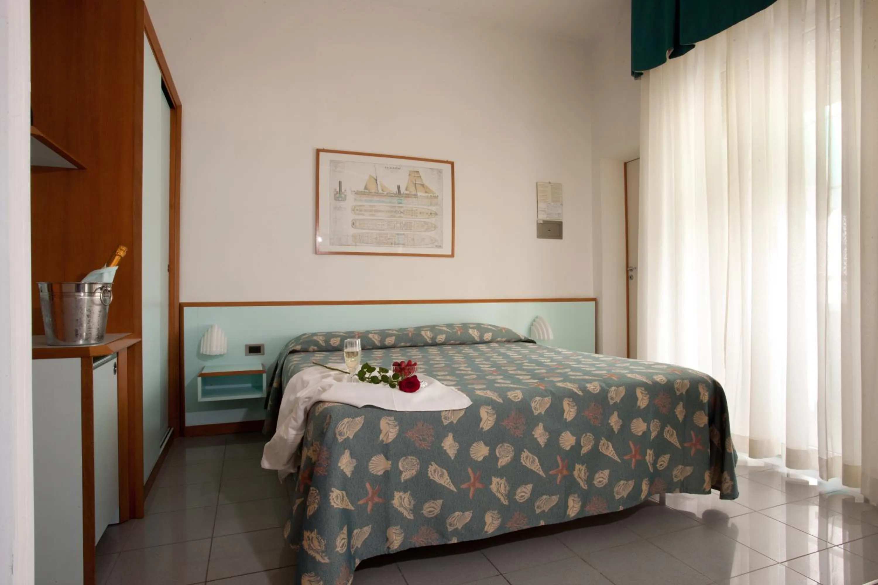 Bedroom, Bed in Hotel Gaby