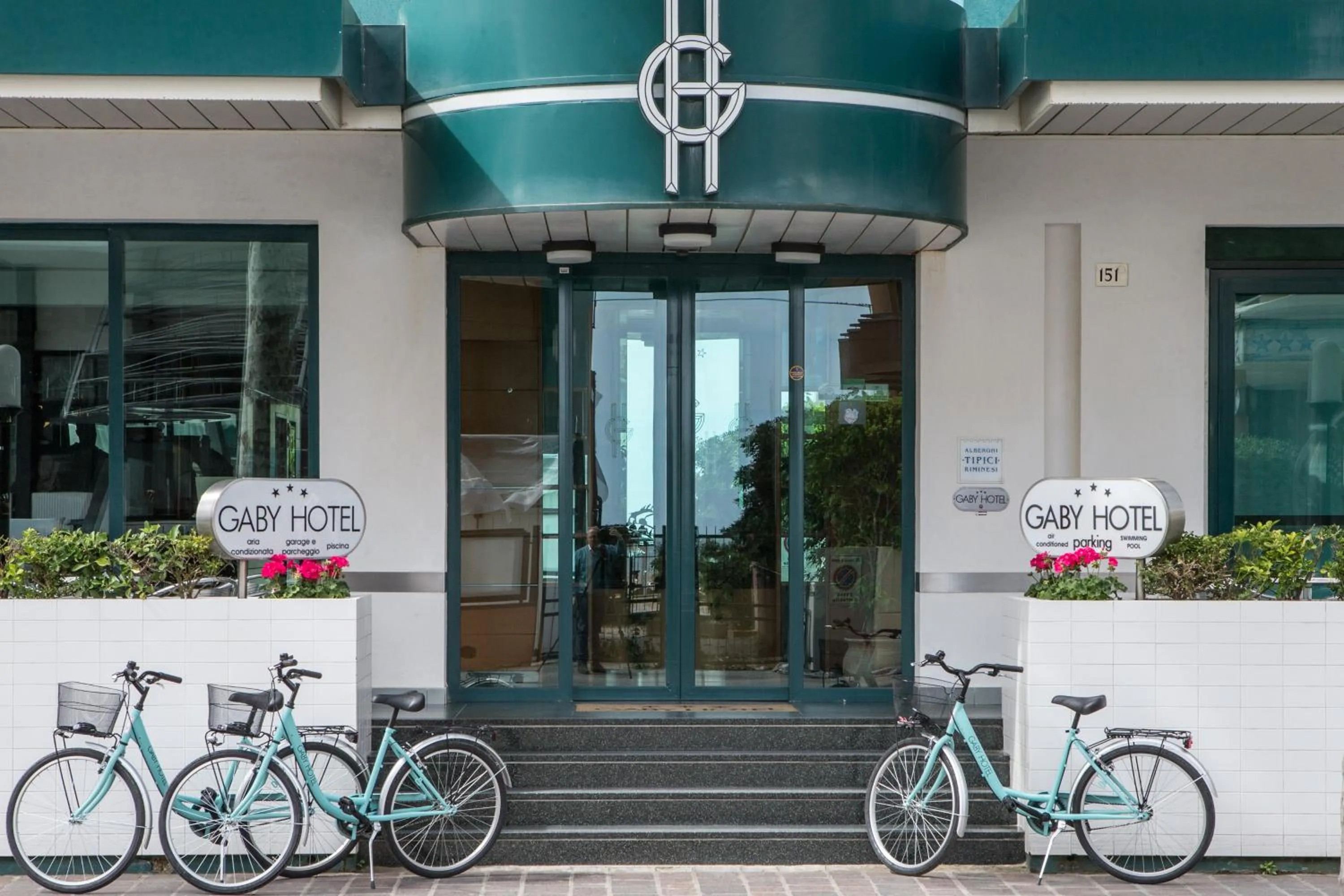Facade/entrance in Hotel Gaby