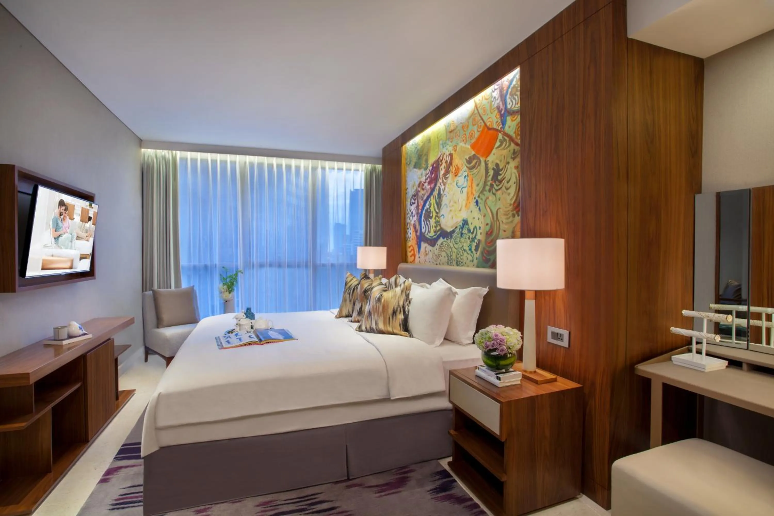 Bed in Ascott Sudirman Jakarta
