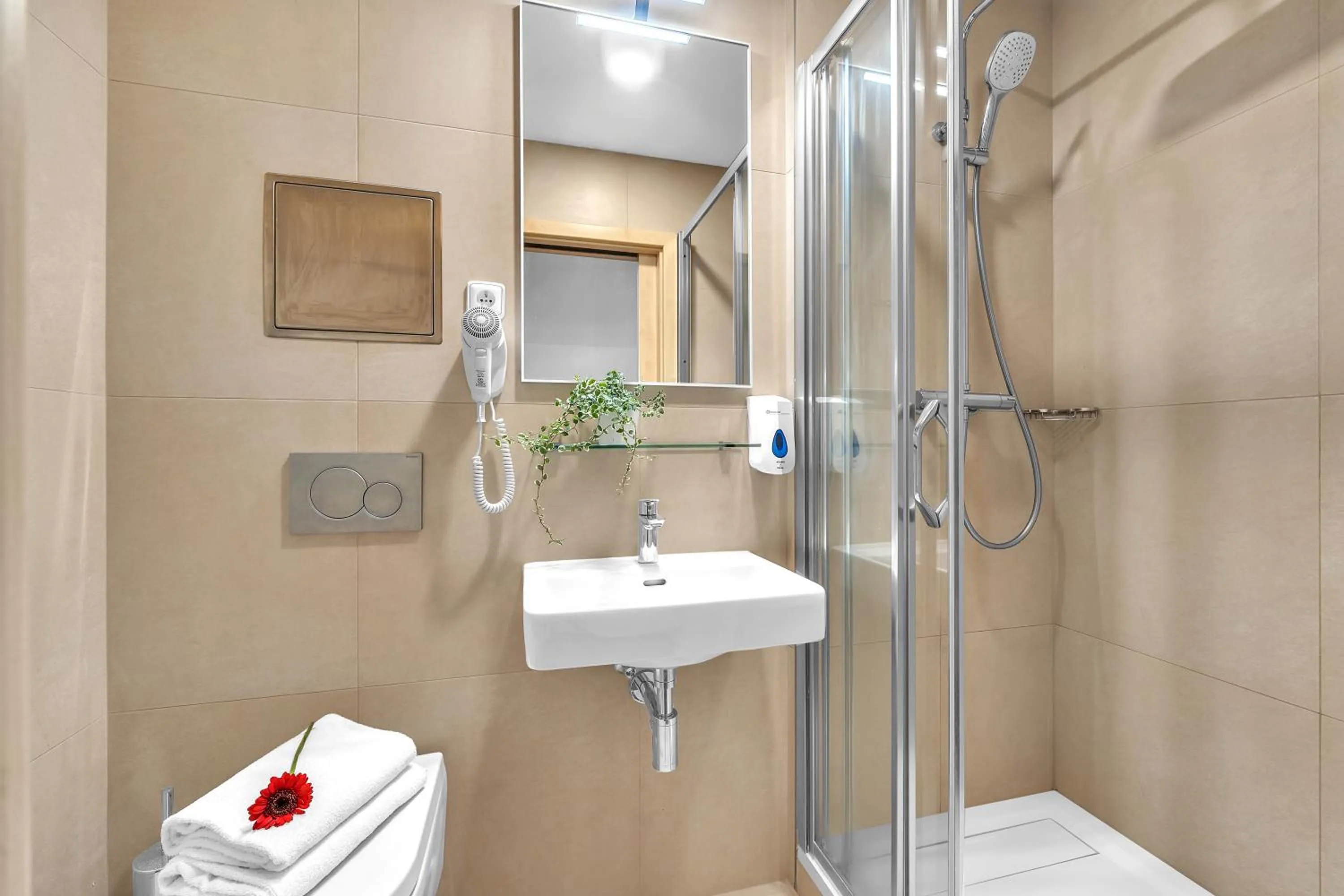 Shower in Abitohotel