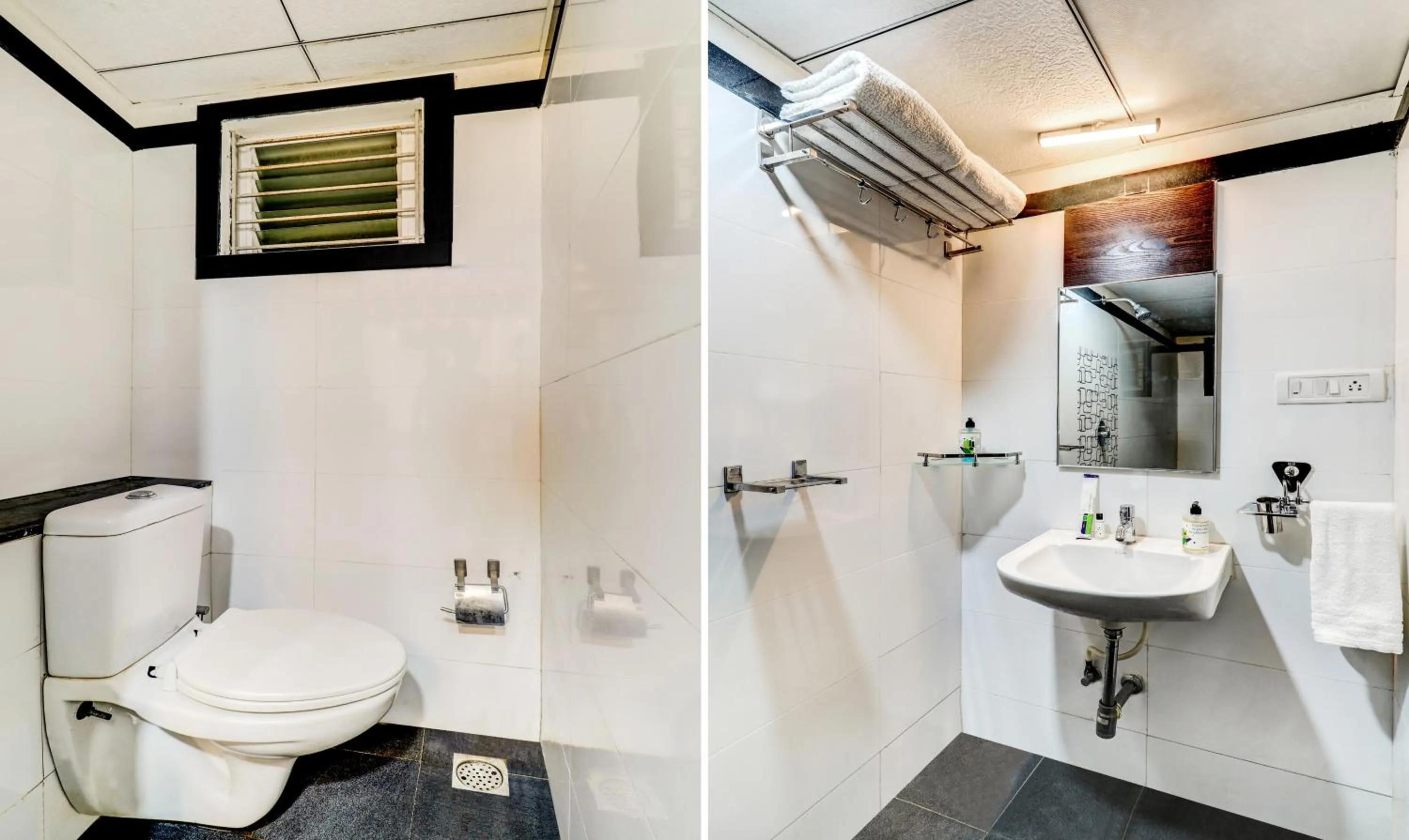 Bathroom in Treebo Saga Apartment