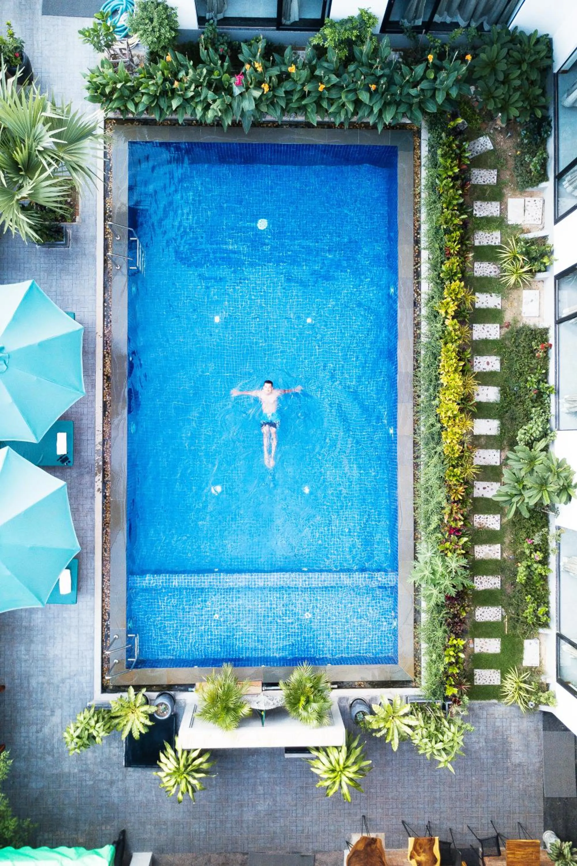 Pool view in CENTRAL BLANCHE Residence