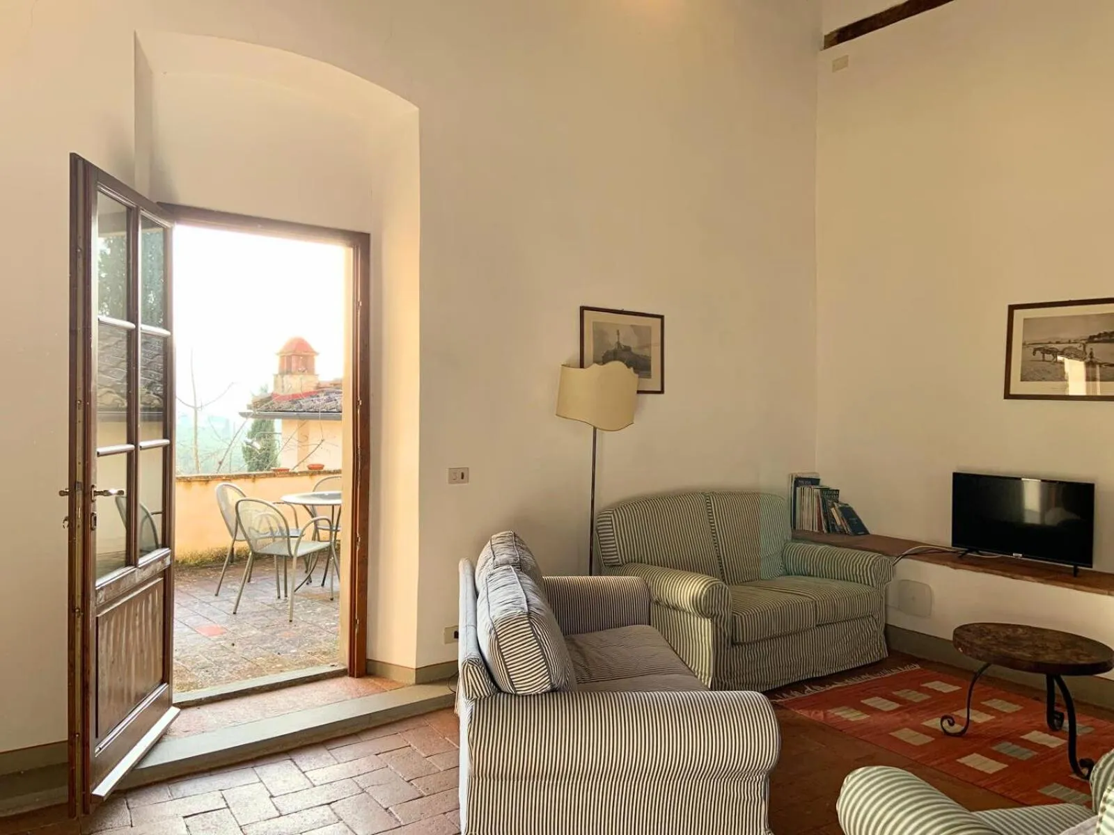 Living room in Borgo Bottaia