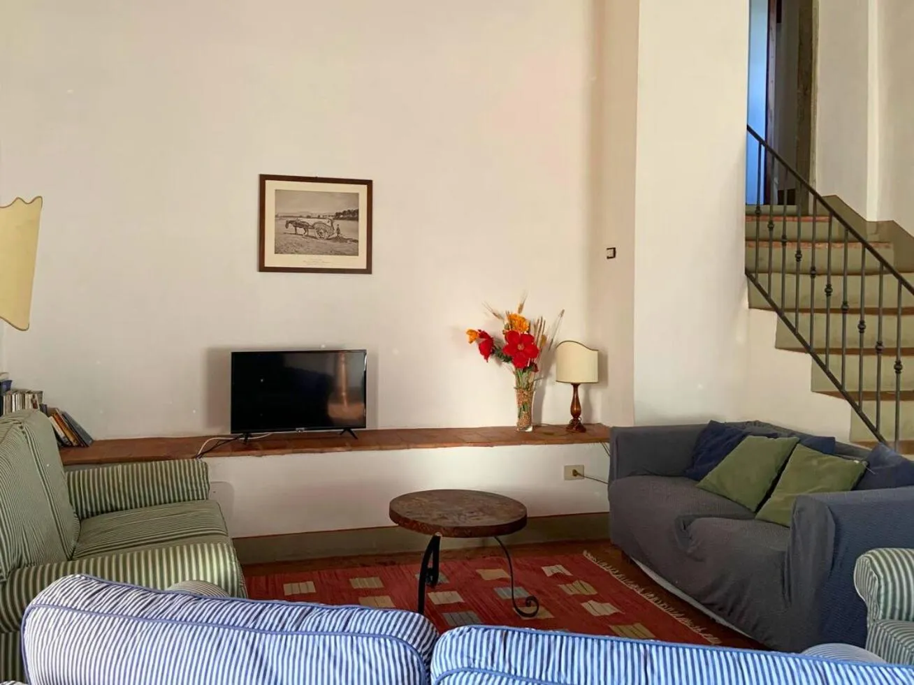 Living room in Borgo Bottaia