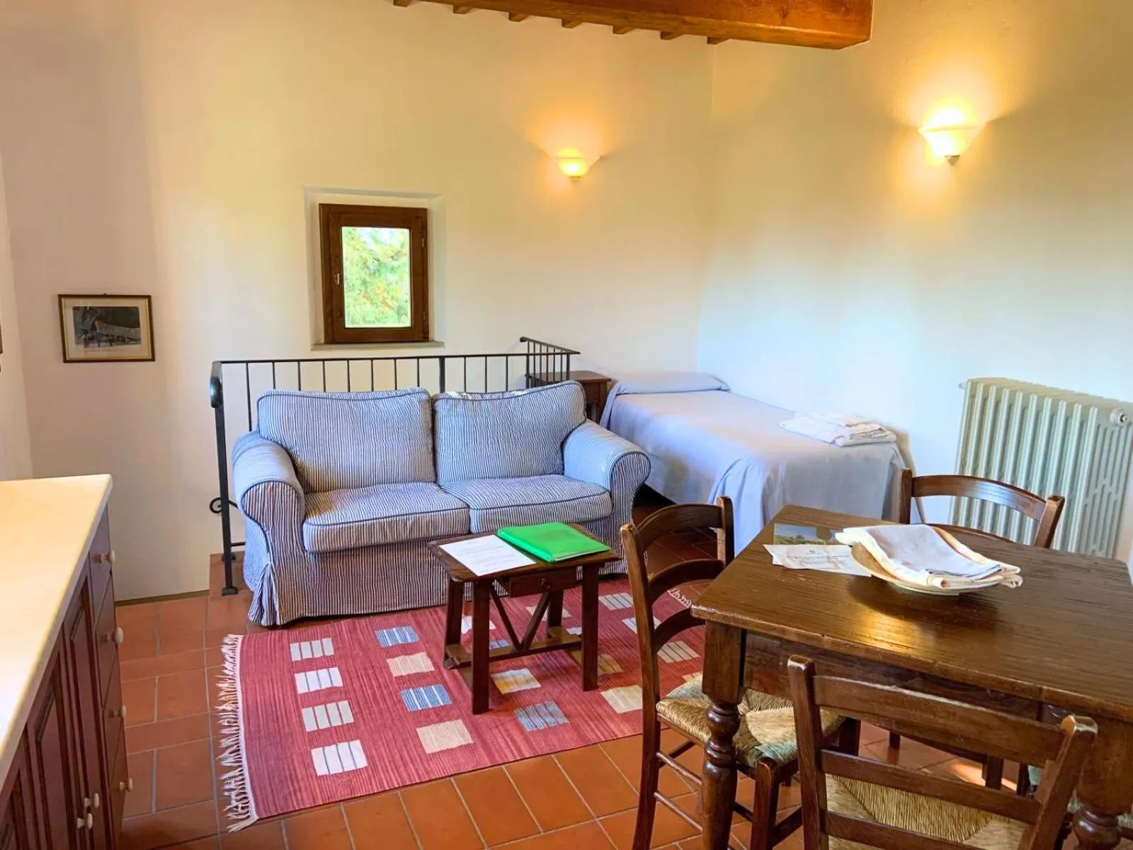 Living room in Borgo Bottaia