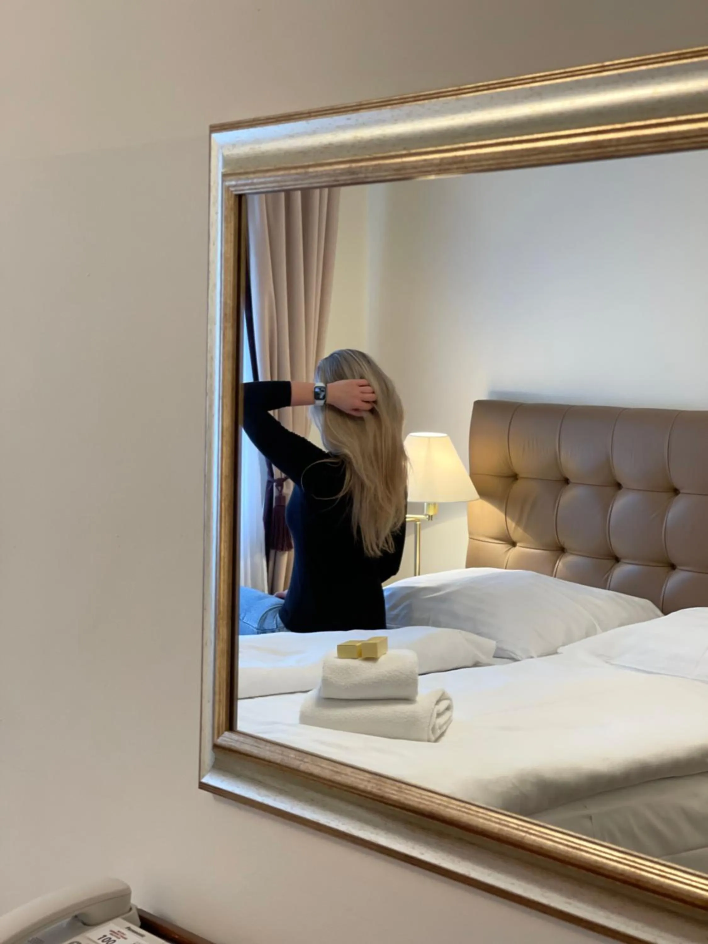 Bed in WINDSOR SPA Hotel