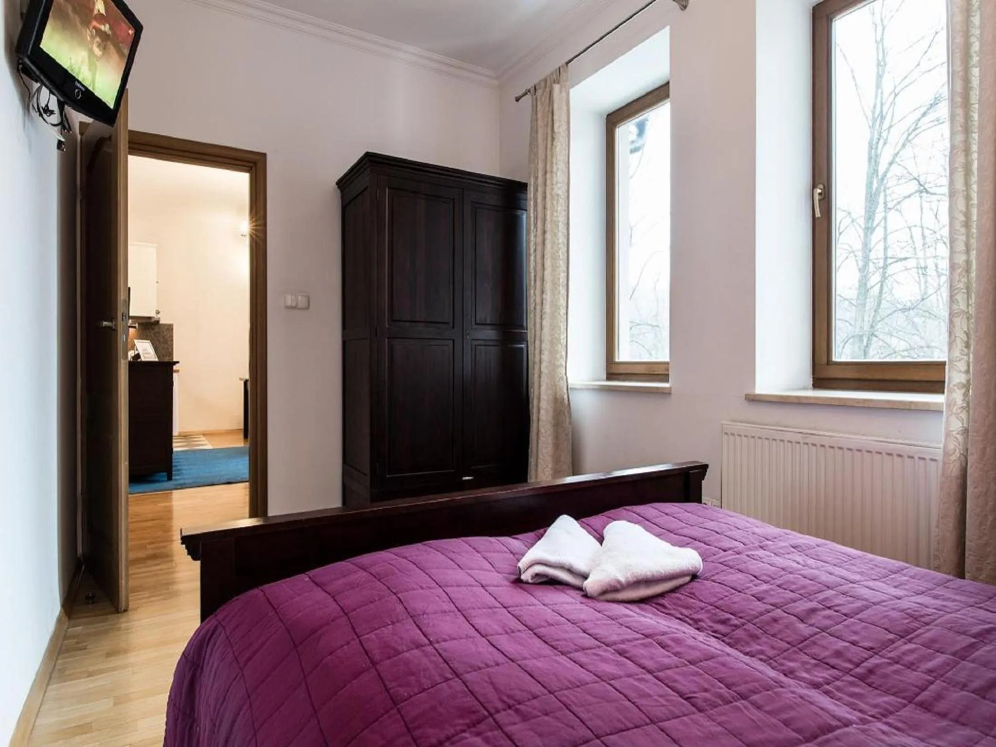 Bedroom, Bed in TatryTOP Radowid basen sauna